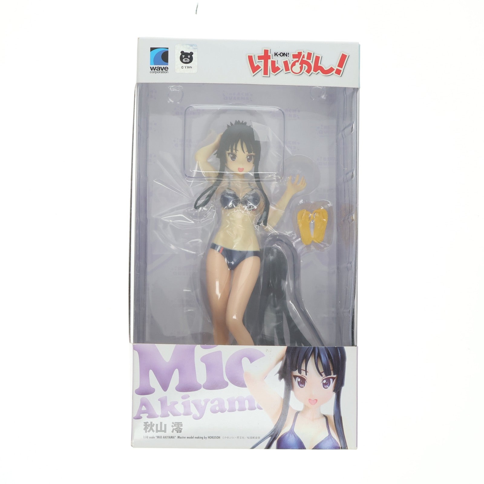 【中古即納】[FIG] BEACH QUEENS(ビーチクイーンズ) 秋山澪(あきやまみお) けいおん! 1/10 完成品 フィギュア ウェーブ(WAVE)(20091226)