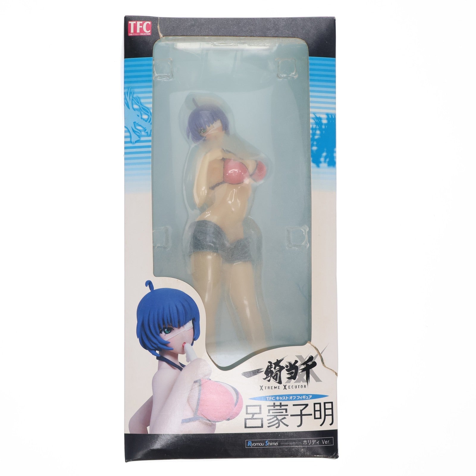 【中古即納】[FIG] TFC 呂蒙子明(りょもうしめい) ホリディVer. 一騎当千 XTREME XECUTOR(エクストリームエグゼクター) 1/8 完成品 フィギュア タキ・コーポレーション(20100401)