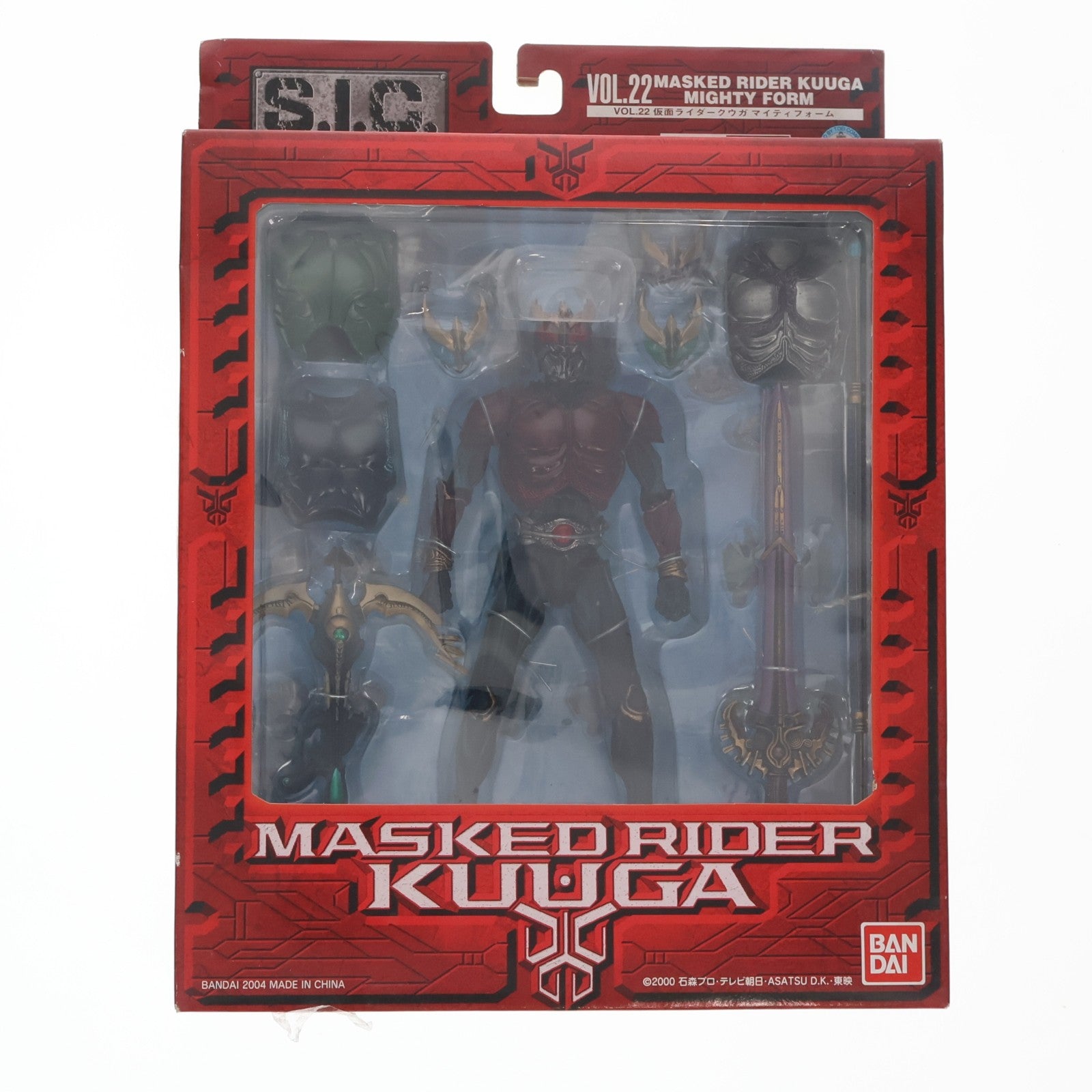【中古即納】[FIG] S.I.C. VOL.22 仮面ライダークウガ マイティフォーム 完成品 可動フィギュア バンダイ(20040327)