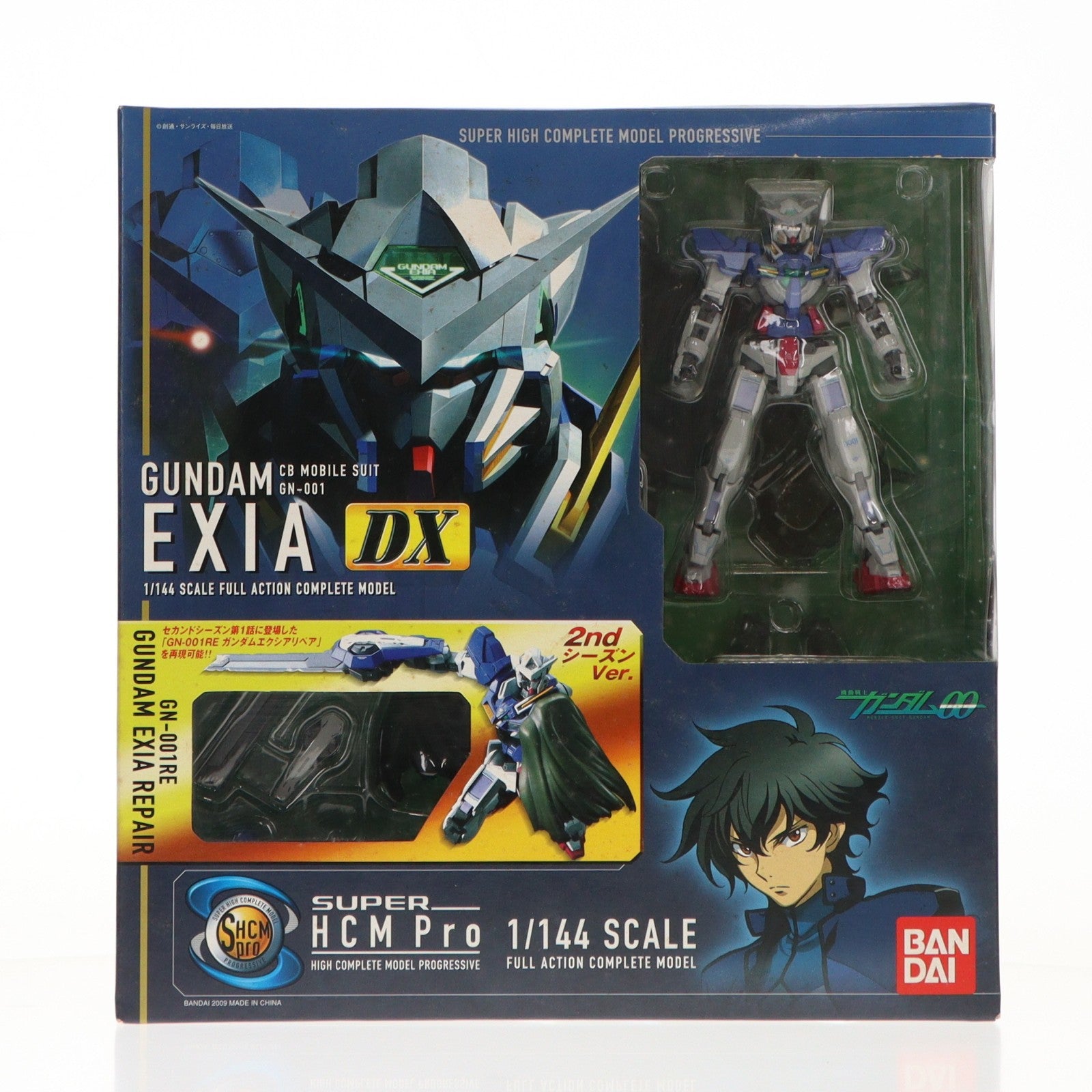 【中古即納】[FIG] SHCM-Pro GN-001 ガンダムエクシア DX [リペアセット] 機動戦士ガンダム00(ダブルオー) 1/144 完成品 可動フィギュア バンダイ(20090325)