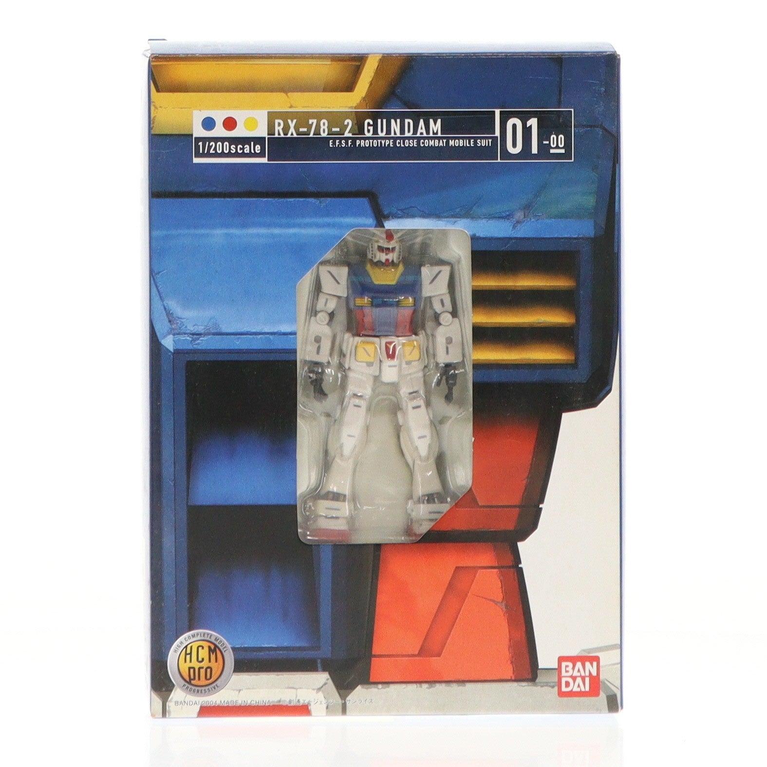 【中古即納】[FIG] HCM-Pro 01-00 RX-78-2 ガンダム 機動戦士ガンダム 1/200 完成品 可動フィギュア バンダイ(20040611)