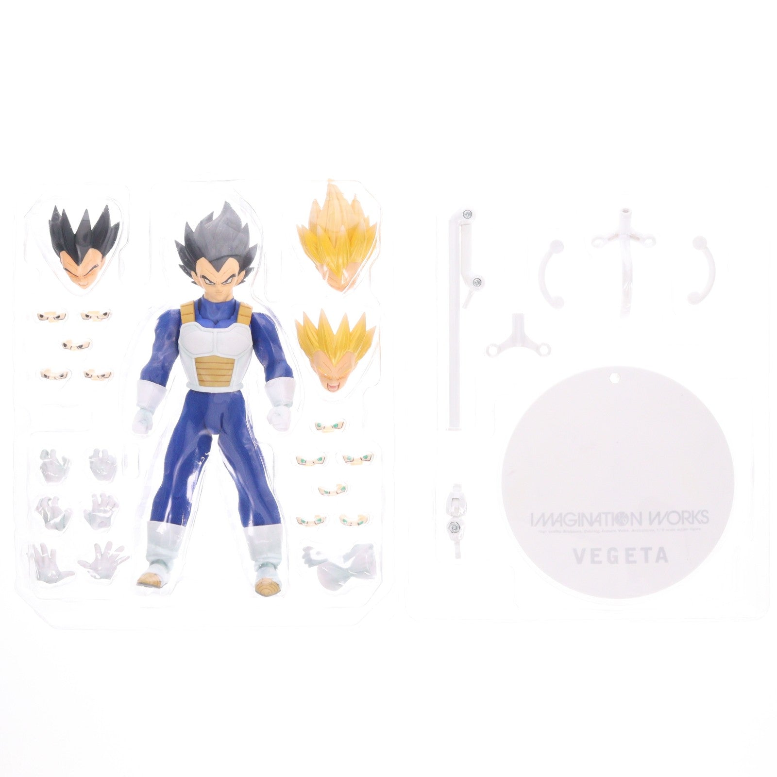 【中古即納】[FIG] IMAGINATION WORKS(イマジネーションワークス) ベジータ ドラゴンボールZ 1/9 完成品 可動フィギュア バンダイスピリッツ(20210924)
