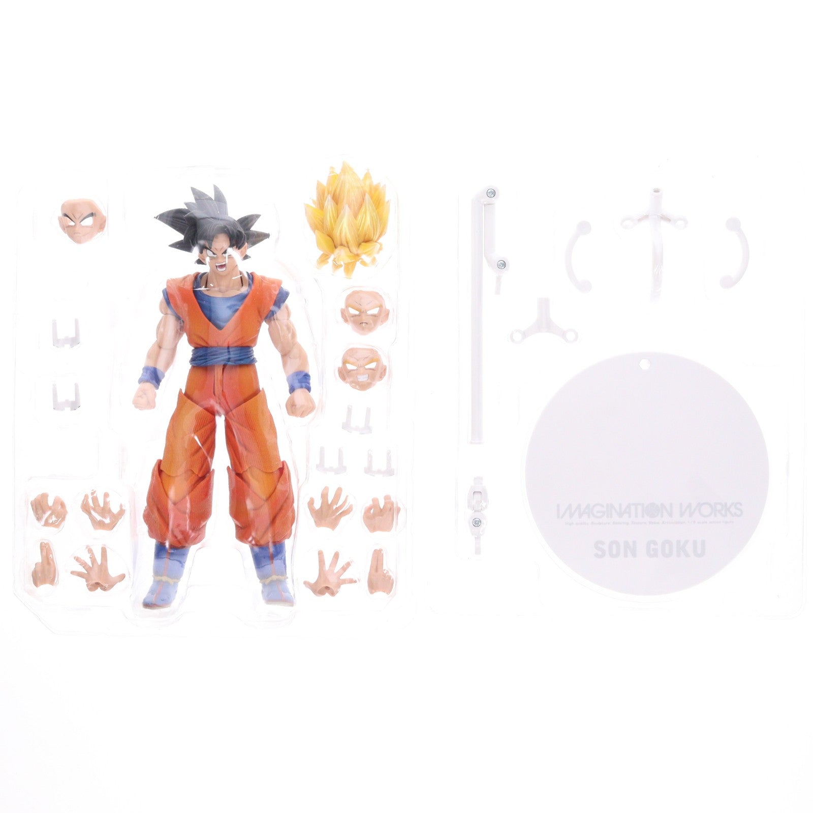 【中古即納】[FIG] IMAGINATION WORKS(イマジネーションワークス) 孫悟空 ドラゴンボールZ 1/9 完成品 可動フィギュア バンダイスピリッツ(20201031)