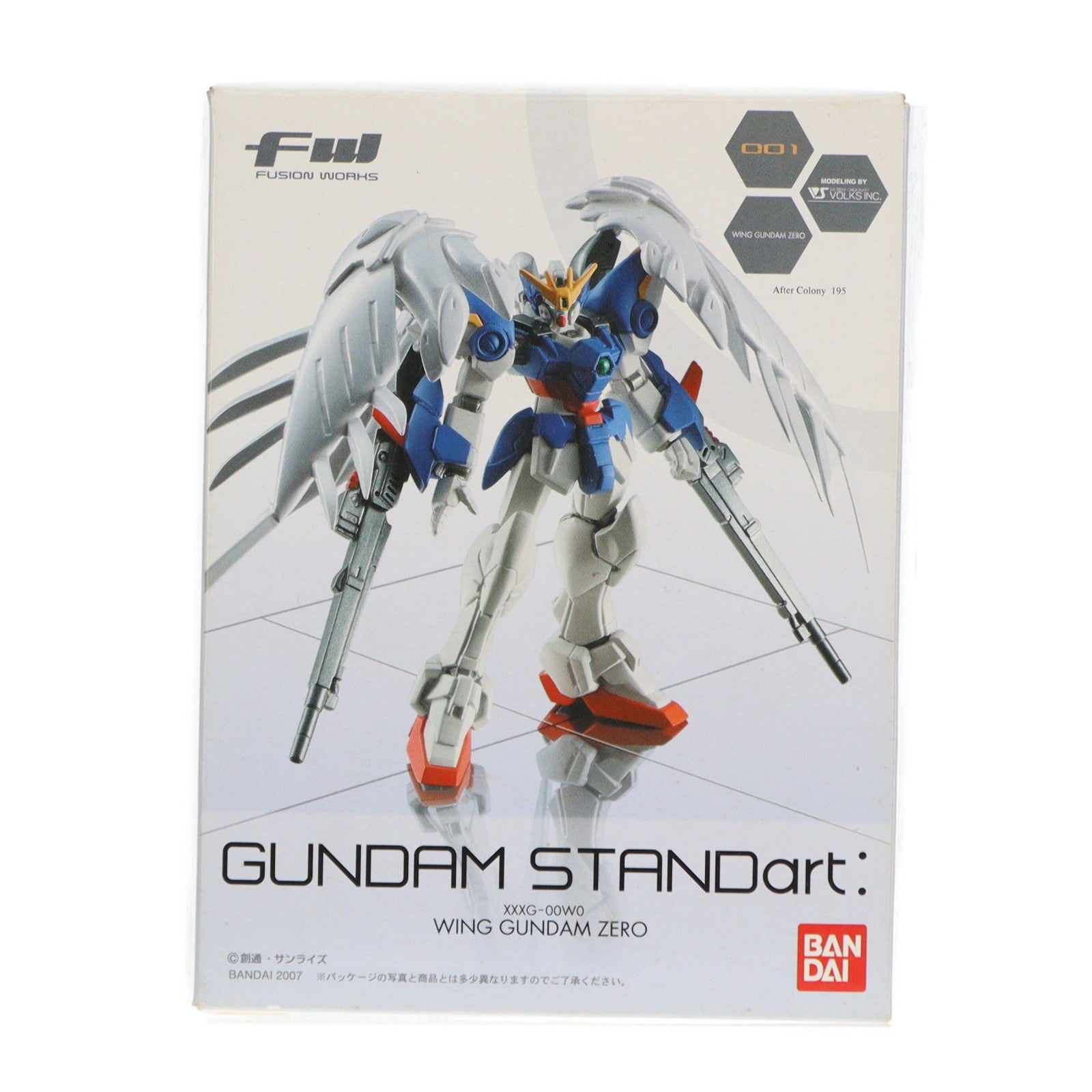 【中古即納】[FIG] (単品)(食玩) XXXG-00W0 ウイングガンダムゼロ FW GUNDAM STANDart:1 新機動戦記ガンダムW(ウイング) フィギュア バンダイ(20071119)