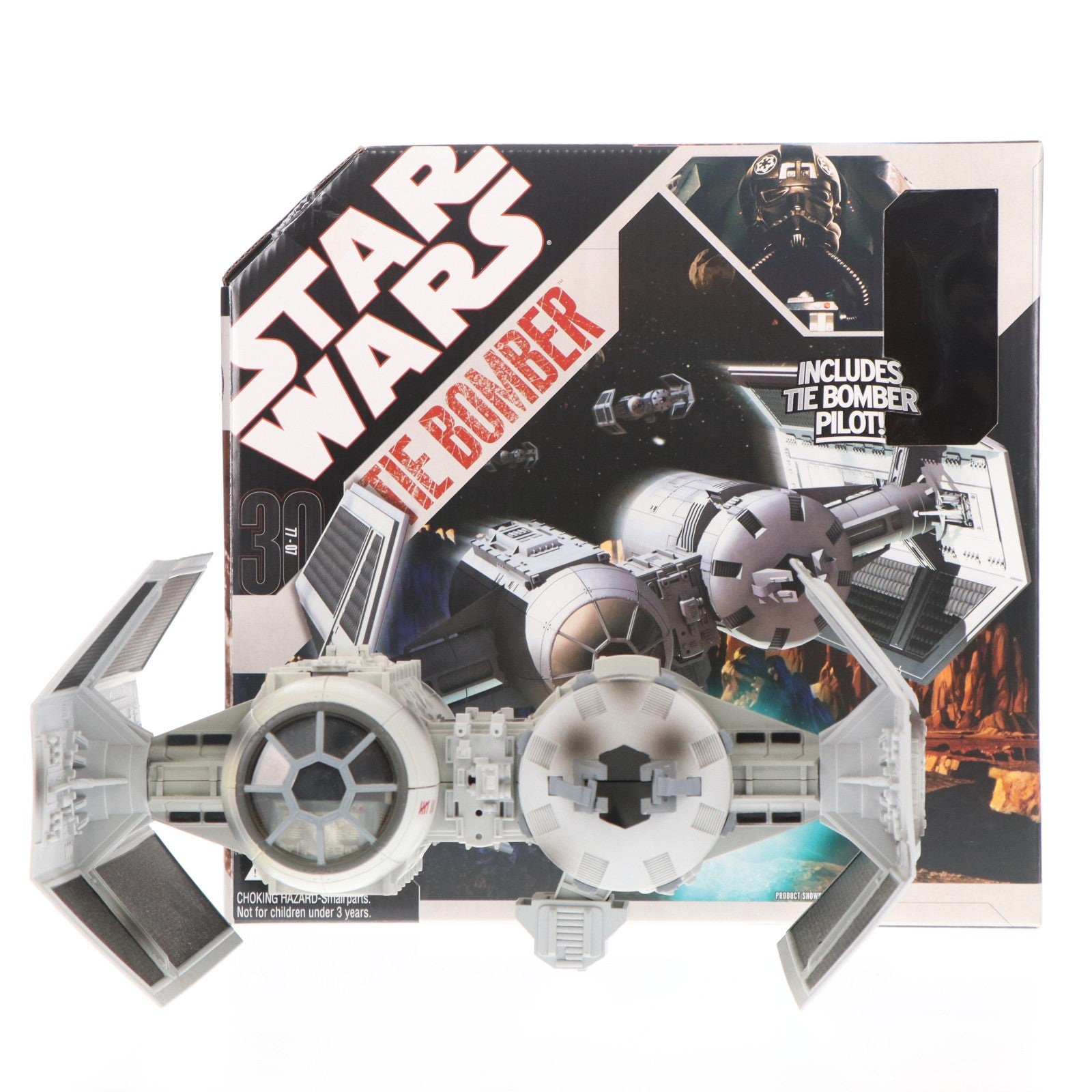 【中古即納】[FIG] TIEボマー with TIEボマーパイロット STAR WARS(スター・ウォーズ) エピソード5/帝国の逆襲 アクションフィギュア ハズブロ/トミーダイレクト(20071231)