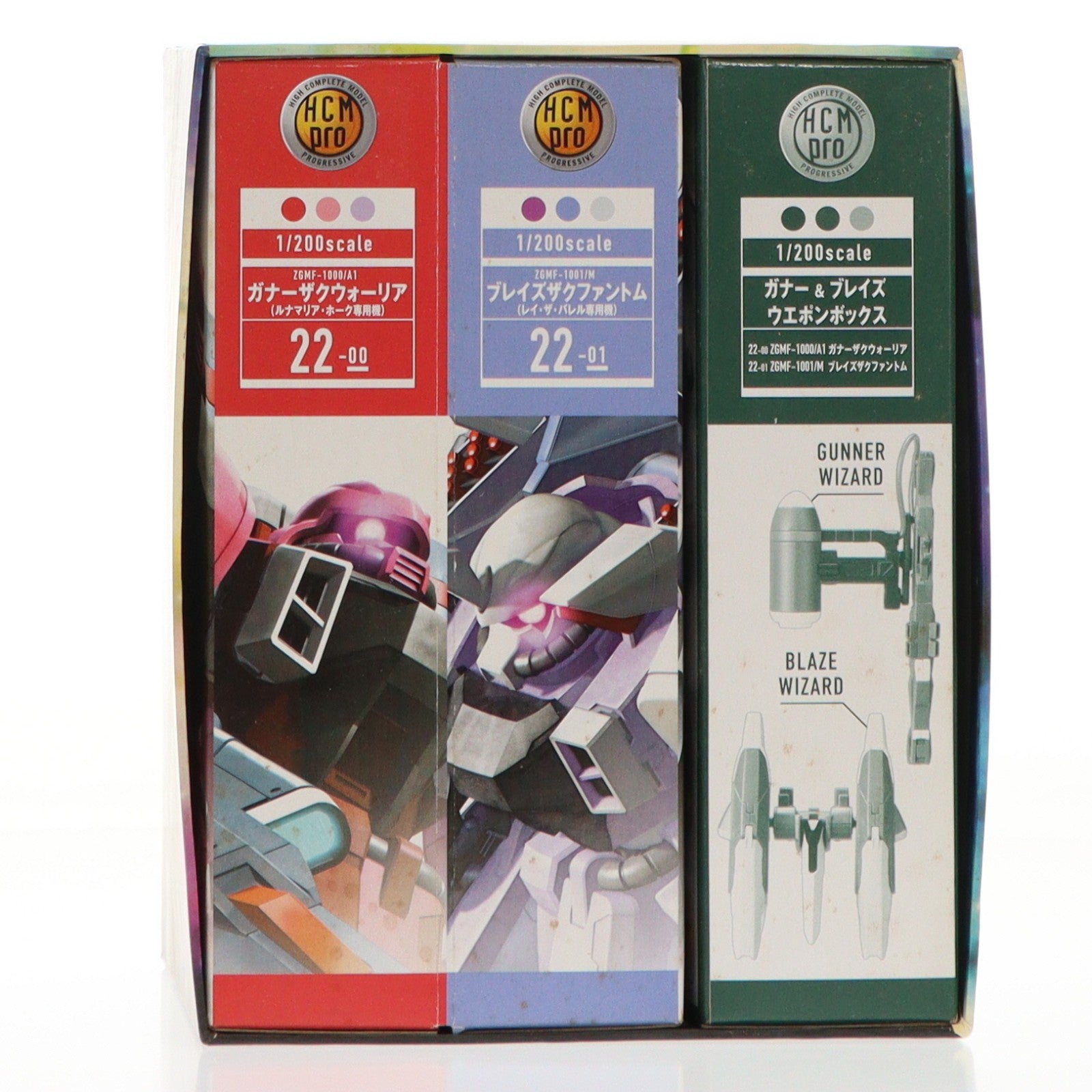 【中古即納】[FIG] 初回特典付属 HCM-Pro 22 G-BOX SEED Z.A.K.Uセット(ガナーザクウォーリア&ブレイズザクファントム) 機動戦士ガンダムSEED DESTINY 完成品 可動フィギュア バンダイ(20060127)