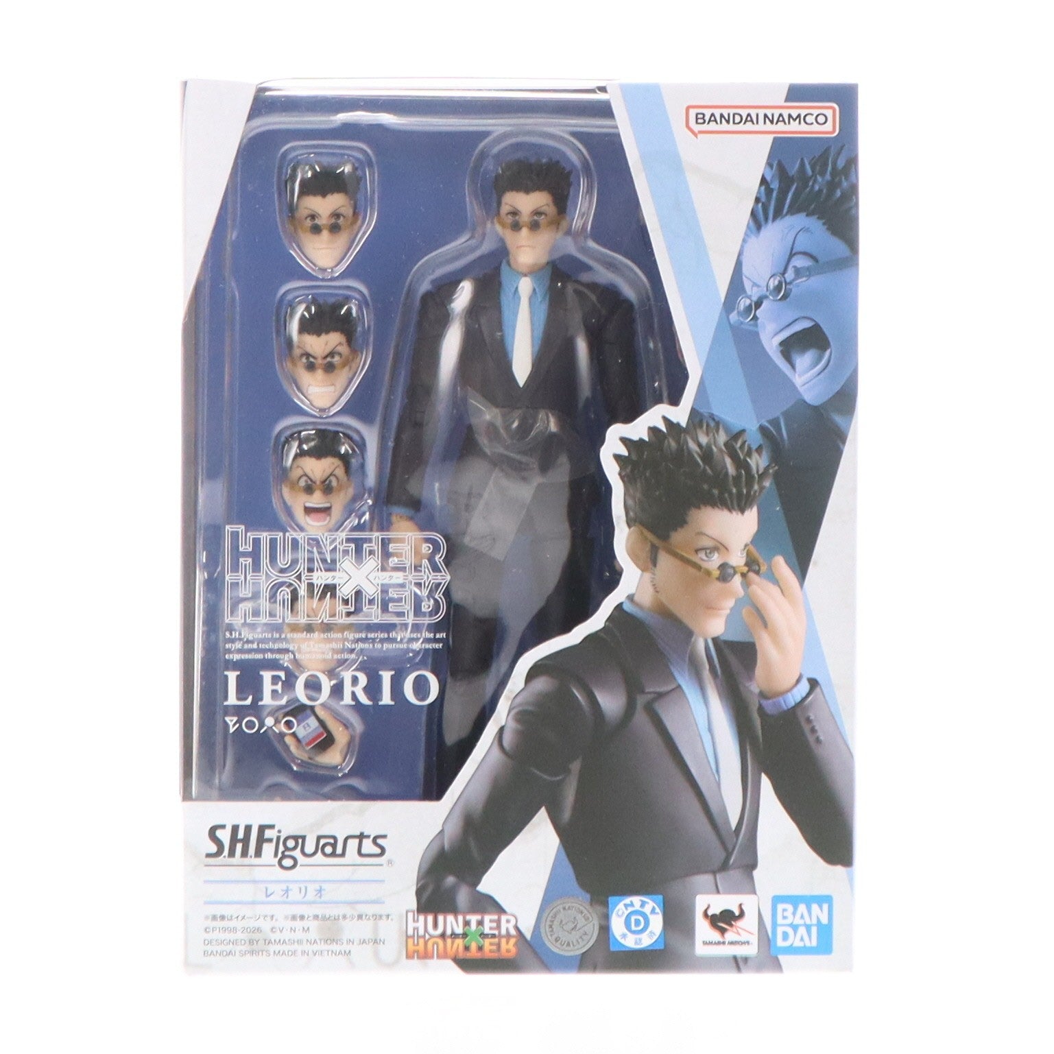 【中古即納】[FIG] S.H.Figuarts(フィギュアーツ) レオリオ HUNTER×HUNTER(ハンター×ハンター) 完成品 可動フィギュア バンダイスピリッツ(20260320)