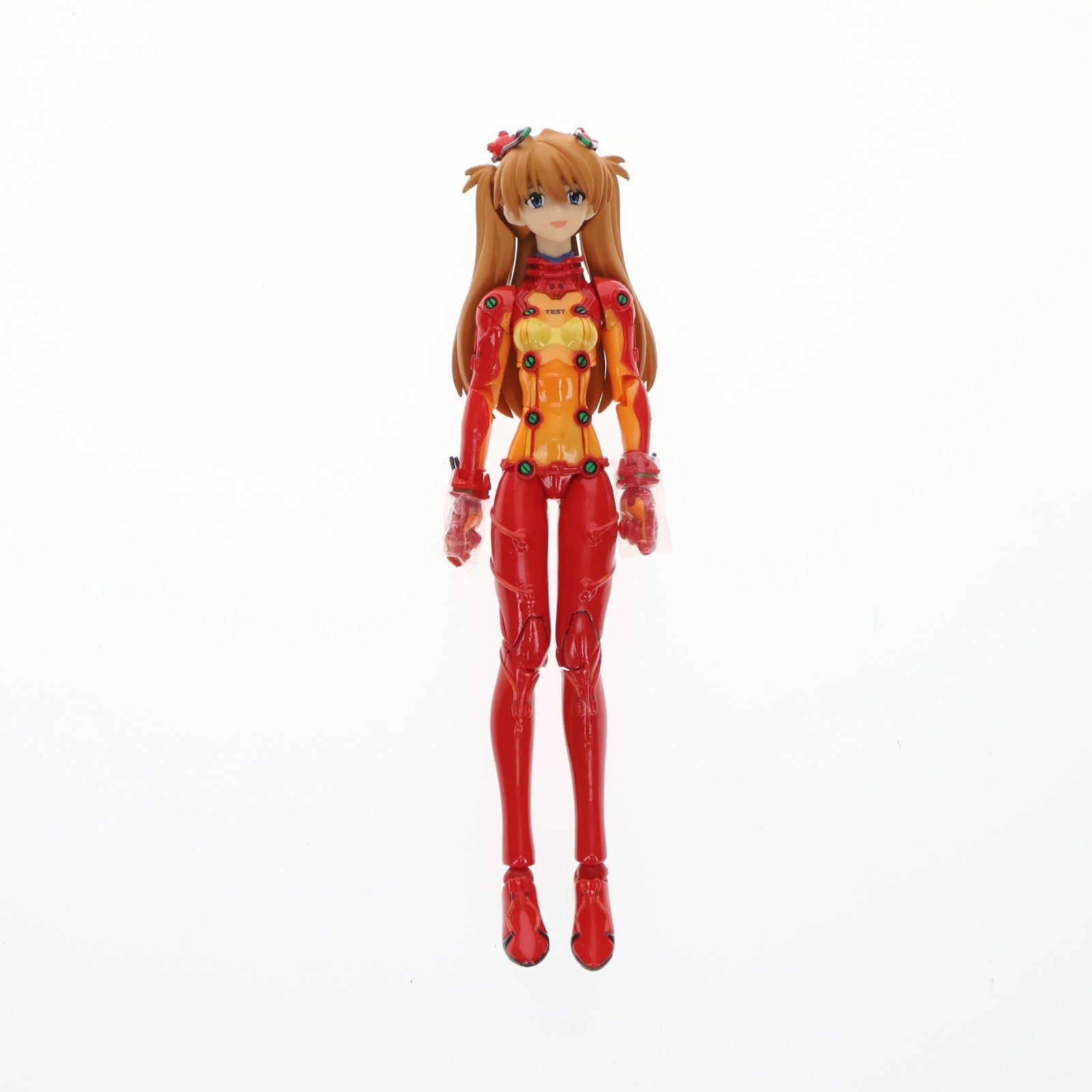 【中古即納】[FIG] フロイラインリボルテック No.018 式波・アスカ・ラングレー ヱヴァンゲリヲン新劇場版:破 1/10 完成品 可動フィギュア 海洋堂(20100601)