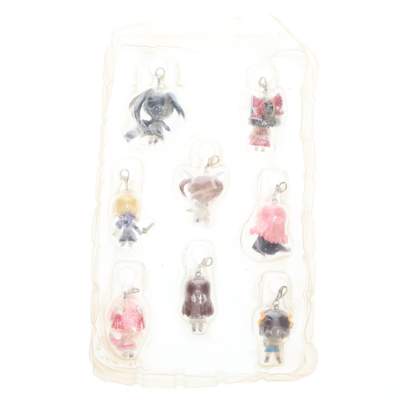 【中古即納】[FIG] (特典単品) ねんどろいどぷらすチャーム 全8種セット PSPソフト ねんどろいど じぇねれ～しょん 完全受注限定生産版 ねんじぇねてんこもりぼっくす同梱品 完成品 フィギュア バンダイナムコエンターテインメント(20120223)