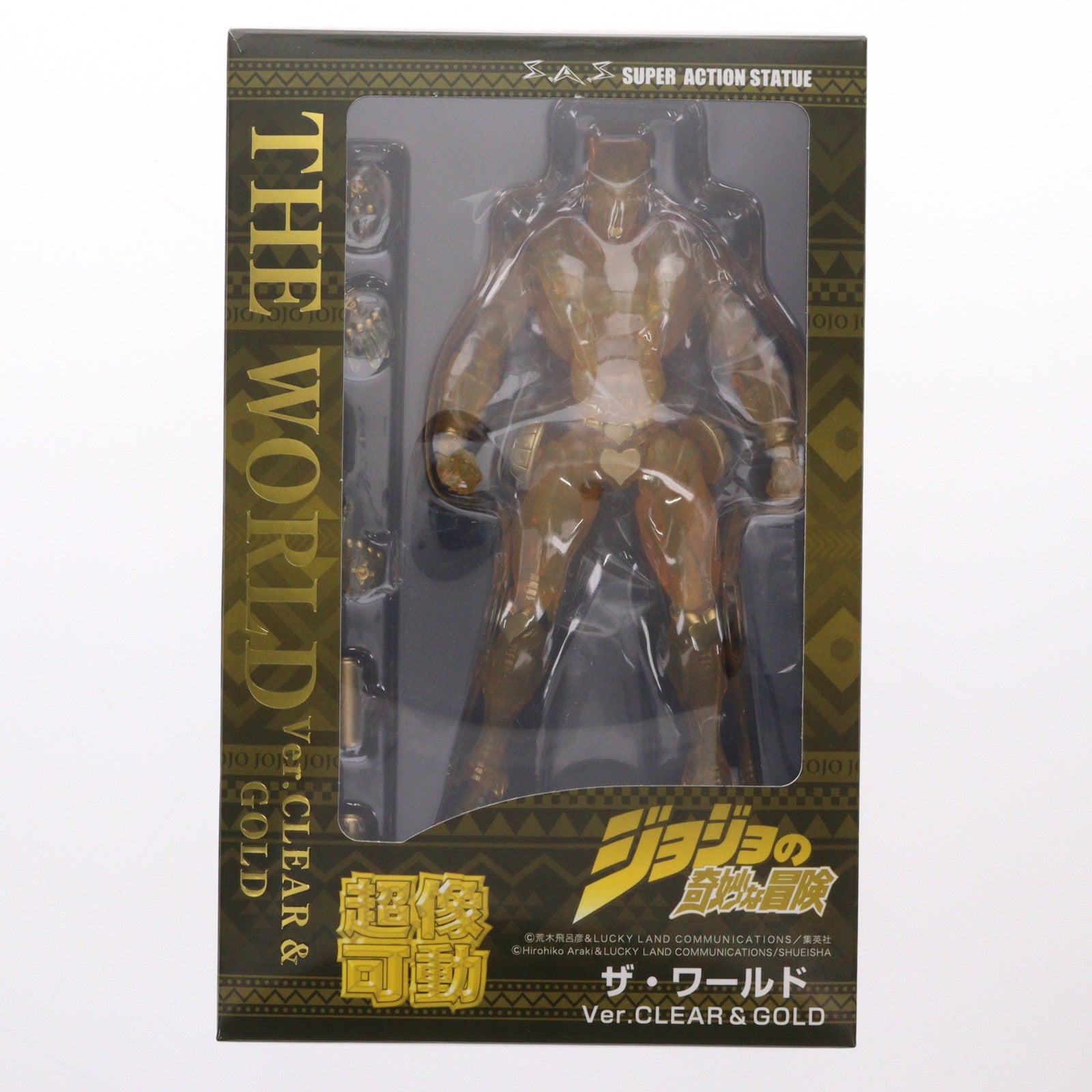 【中古即納】[FIG] 超像可動『ジョジョの奇妙な冒険 第3部』「ザ・ワールド Ver.CLEAR & GOLD」 完成品 可動フィギュア ワンフェス2026[Winter]&MEDICOS ONLINE SHOP限定(JK3033) メディコス・エンタテインメント(20260208)