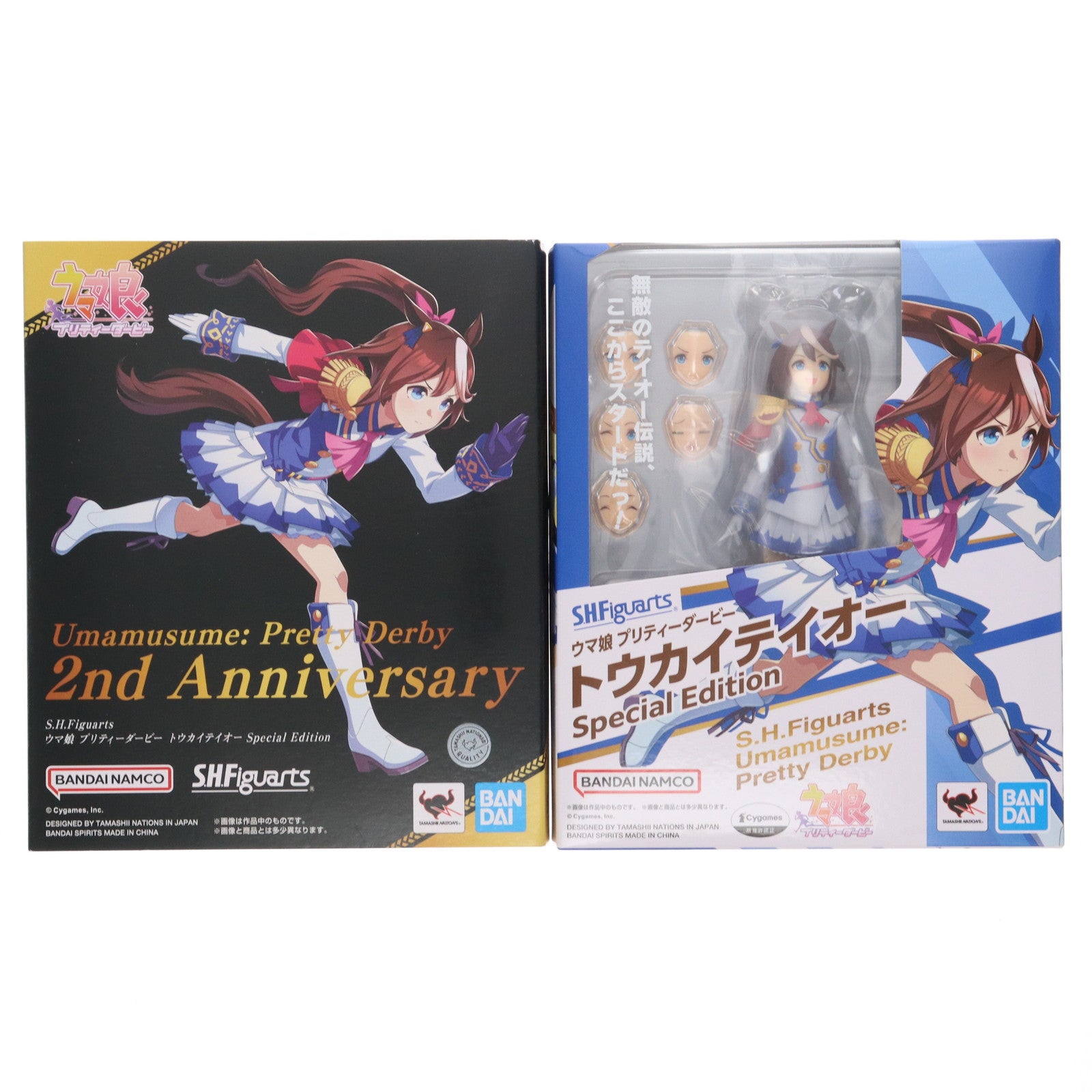 【中古即納】[FIG] セブンネット限定 S.H.Figuarts(フィギュアーツ) トウカイテイオー Special Edition [2nd Anniversary スリーブ付] ウマ娘 プリティーダービー 完成品 可動フィギュア バンダイ(20230831)