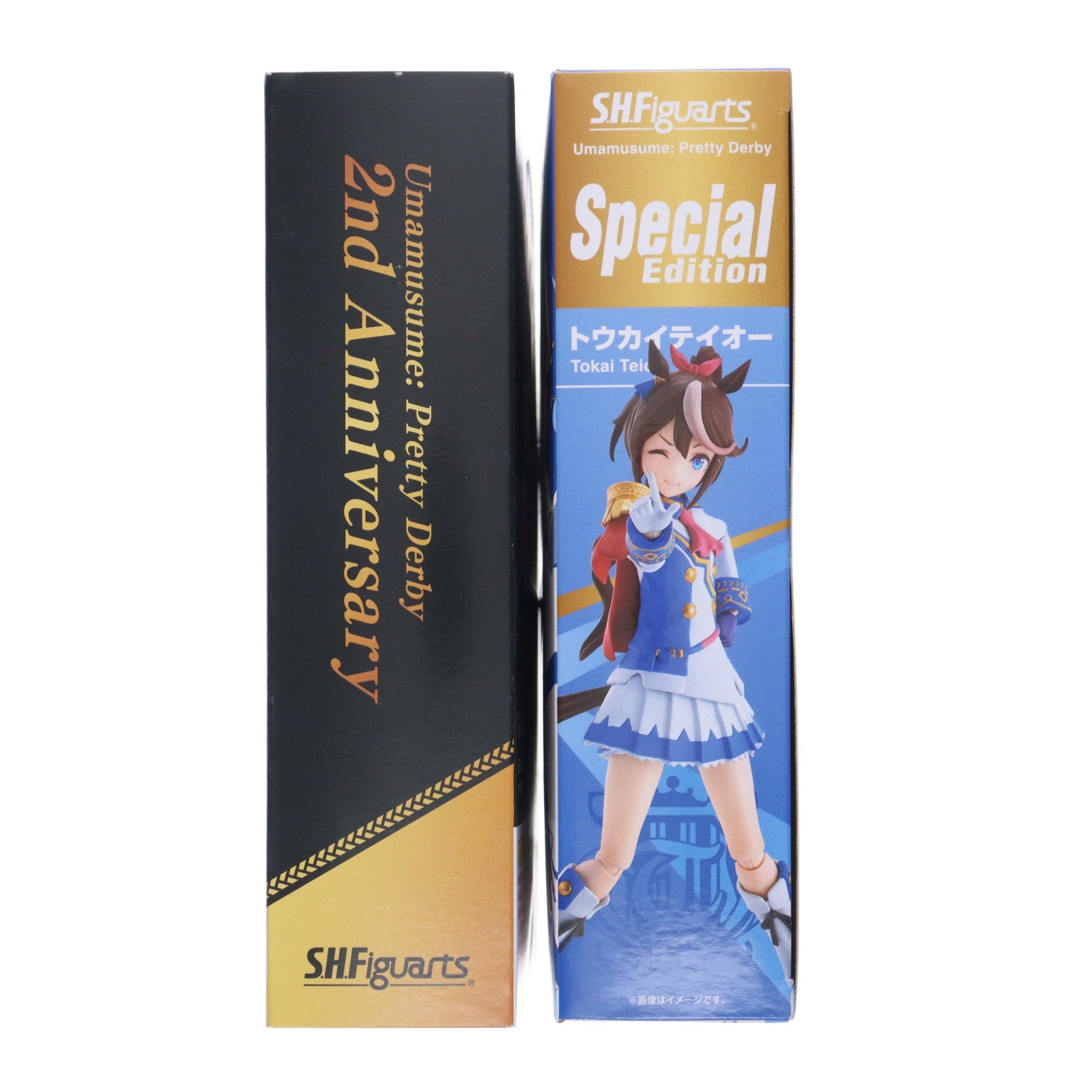 【中古即納】[FIG] セブンネット限定 S.H.Figuarts(フィギュアーツ) トウカイテイオー Special Edition [2nd Anniversary スリーブ付] ウマ娘 プリティーダービー 完成品 可動フィギュア バンダイ(20230831)