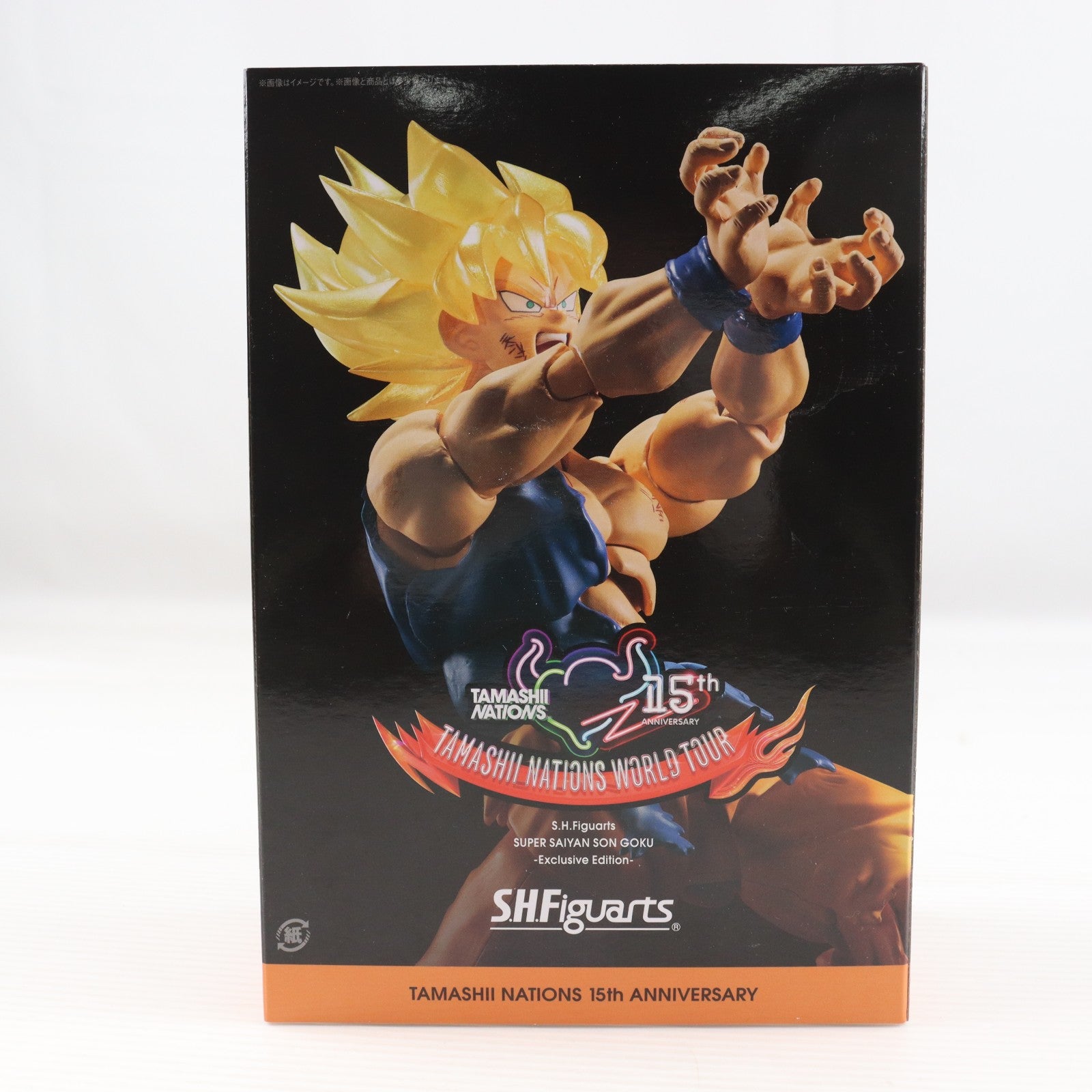 【中古即納】[FIG] TAMASHII NATIONS WORLD TOUR限定 S.H.Figuarts(フィギュアーツ) スーパーサイヤ人孫悟空-Exlusive Edition- ドラゴンボールZ 完成品 可動フィギュア バンダイスピリッツ(20230428)