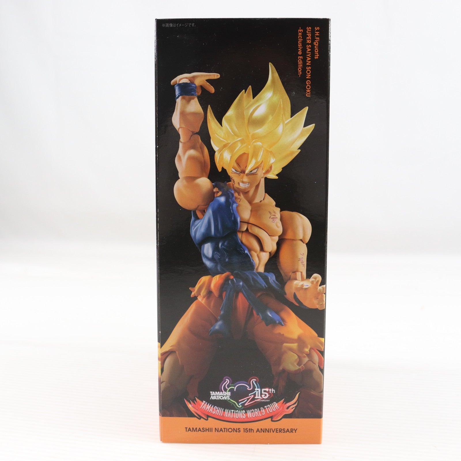 【中古即納】[FIG] TAMASHII NATIONS WORLD TOUR限定 S.H.Figuarts(フィギュアーツ) スーパーサイヤ人孫悟空-Exlusive Edition- ドラゴンボールZ 完成品 可動フィギュア バンダイスピリッツ(20230428)