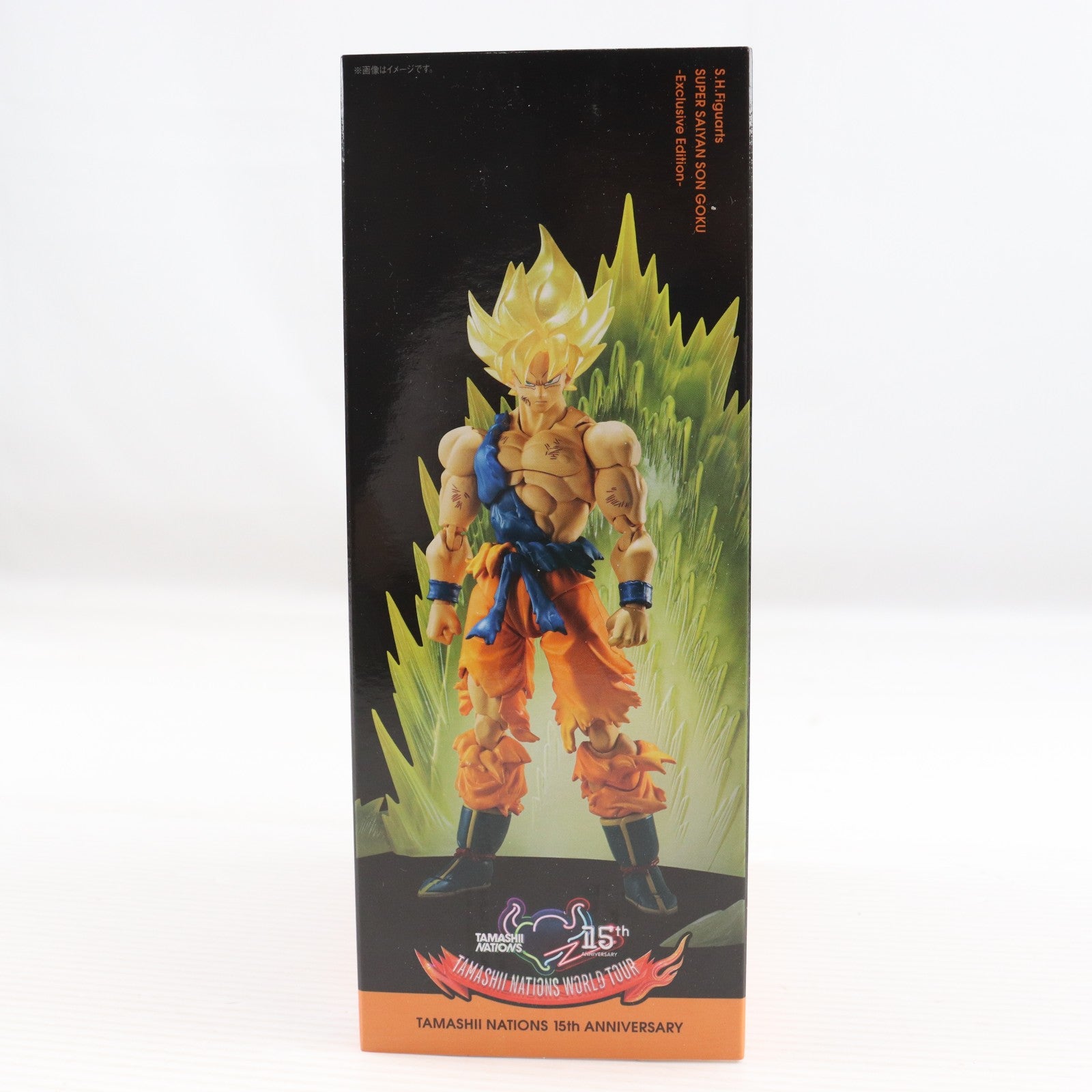 【中古即納】[FIG] TAMASHII NATIONS WORLD TOUR限定 S.H.Figuarts(フィギュアーツ) スーパーサイヤ人孫悟空-Exlusive Edition- ドラゴンボールZ 完成品 可動フィギュア バンダイスピリッツ(20230428)