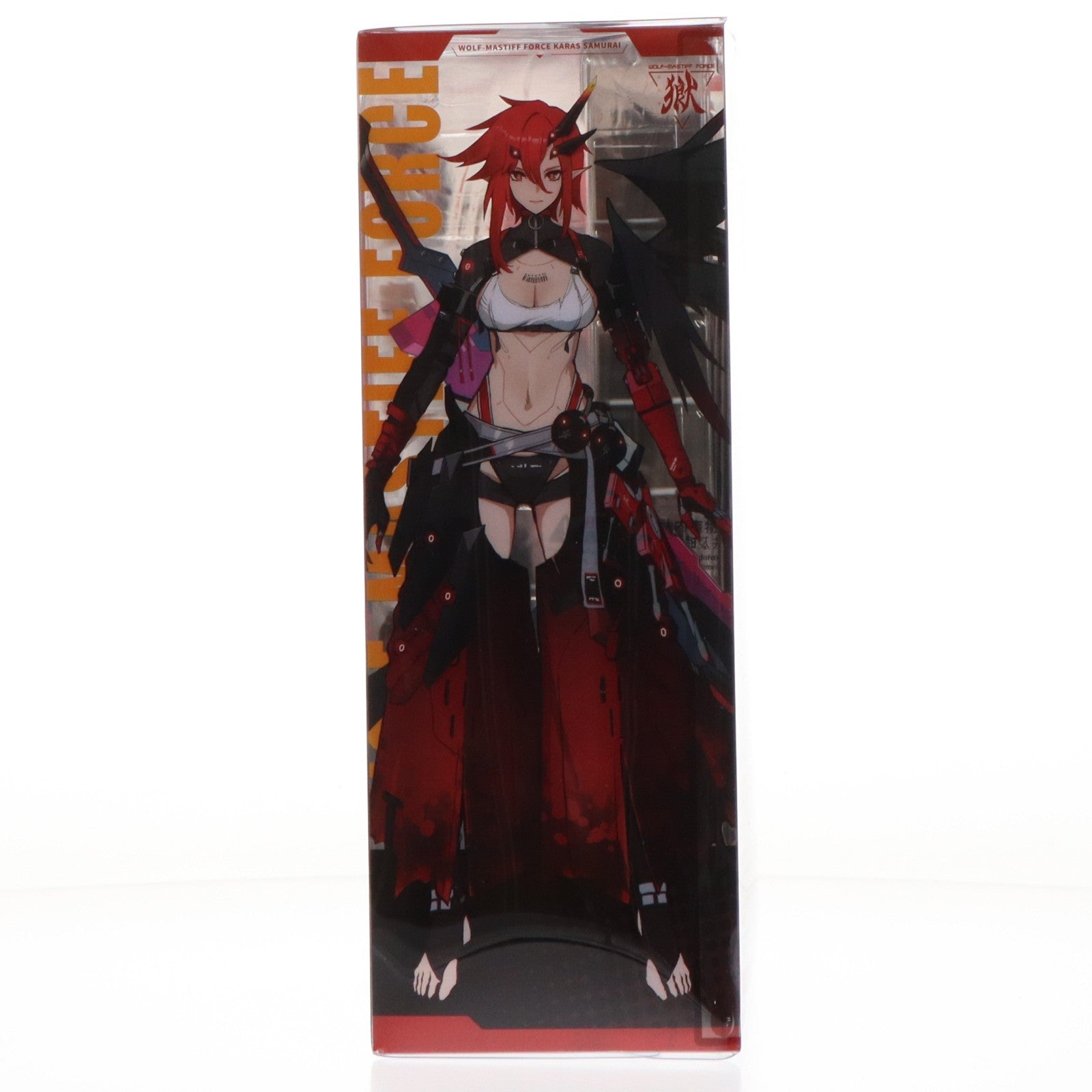 【中古即納】[FIG] 初回特典付属 WOLF-MASTIFF FORCE(ウルフマスティフフォース) 鴉侍 1/9 完成品 シームレスアクションフィギュア AniMester(アニメスター)(20260116)