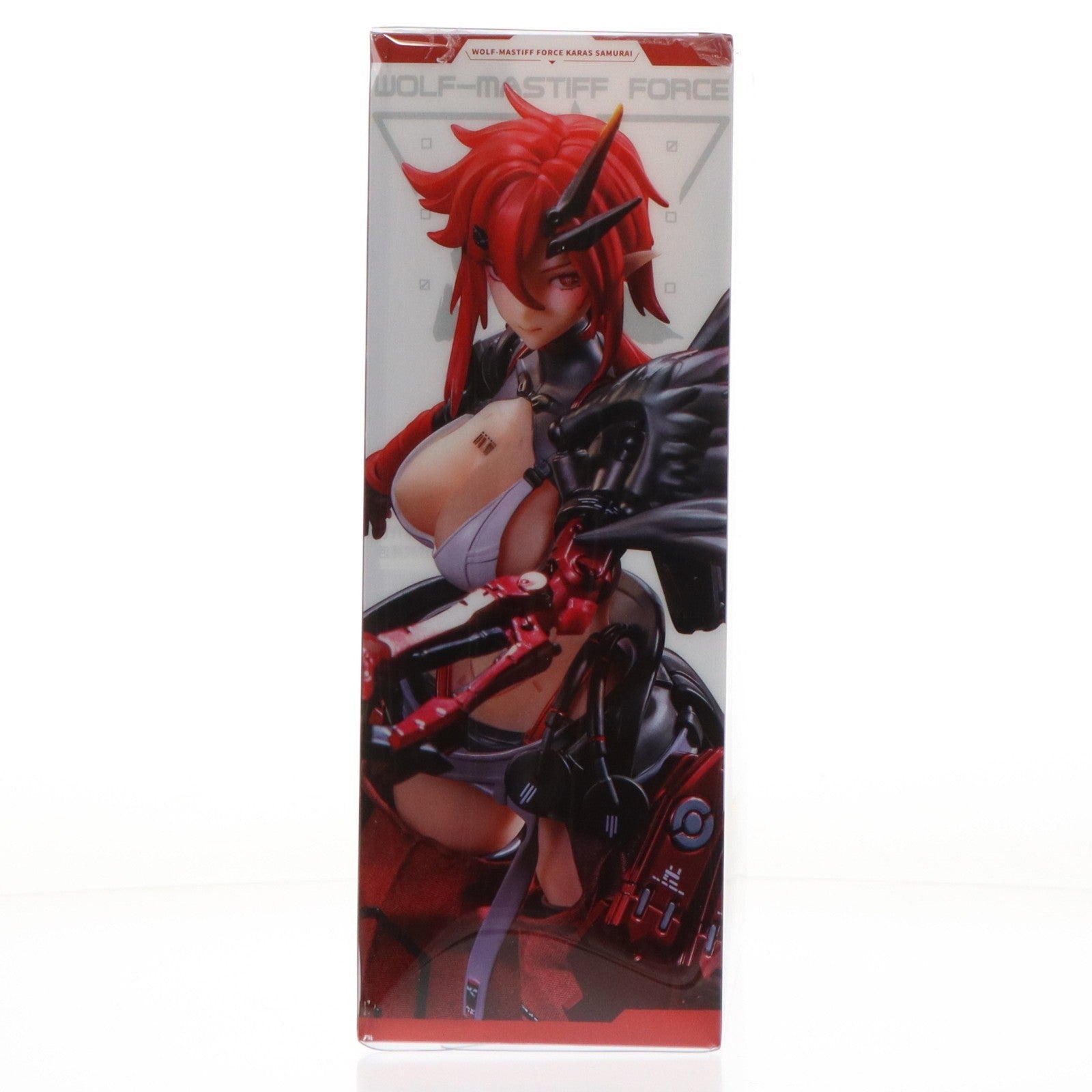 【中古即納】[FIG] 初回特典付属 WOLF-MASTIFF FORCE(ウルフマスティフフォース) 鴉侍 1/9 完成品 シームレスアクションフィギュア AniMester(アニメスター)(20260116)