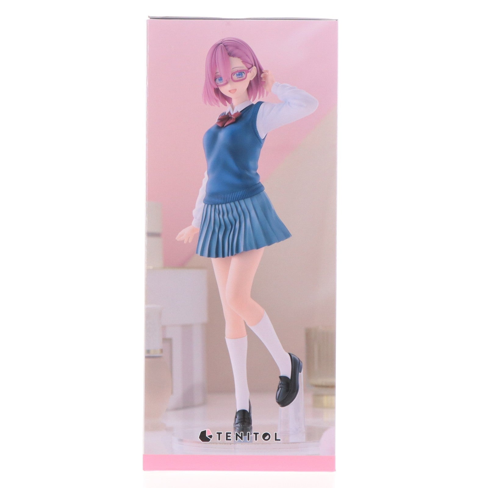 【中古即納】[FIG] 眼鏡なしの差し替えパーツ付属 TENITOL TALL 天乃リリサ(あまのりりさ) TVアニメ「2.5次元の誘惑」 完成品 フィギュア(AMU-TNL0095) フリュー(20250523)