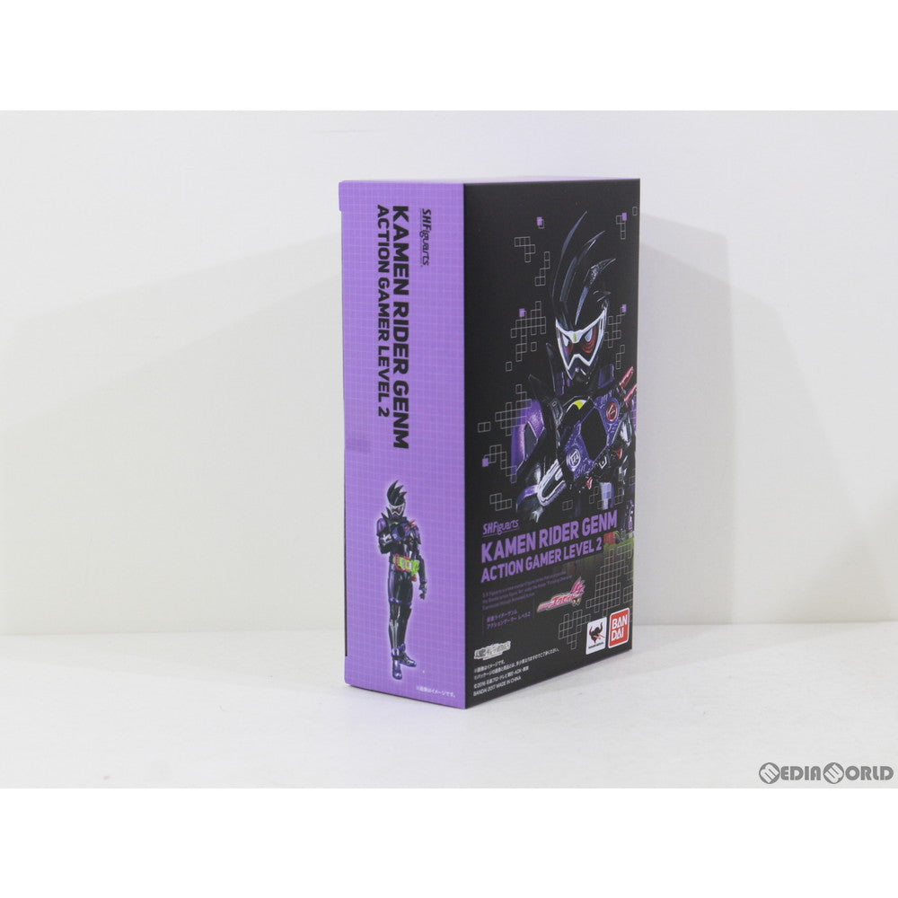 【中古即納】[FIG] S.H.Figuarts(フィギュアーツ) 仮面ライダーゲンム アクションゲーマー レベル2 仮面ライダーエグゼイド 完成品 可動フィギュア 魂ネイション2017&魂ウェブ商店限定 バンダイ(20180425)