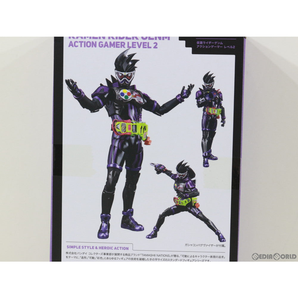 【中古即納】[FIG] S.H.Figuarts(フィギュアーツ) 仮面ライダーゲンム アクションゲーマー レベル2 仮面ライダーエグゼイド 完成品 可動フィギュア 魂ネイション2017&魂ウェブ商店限定 バンダイ(20180425)