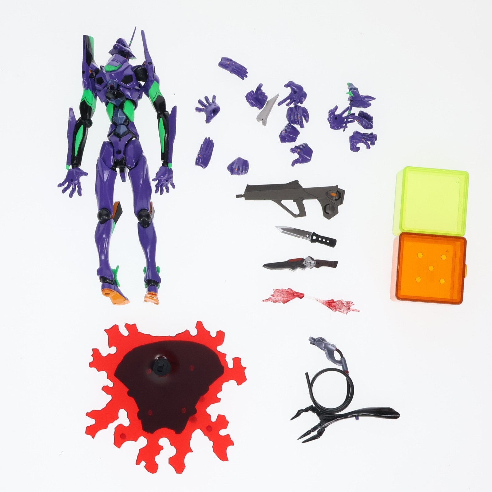 【中古即納】[FIG] (再販) リボルテックヤマグチ No.100 Evangelion Evolution エヴァンゲリオン初号機 新世紀エヴァンゲリオン 完成品 可動フィギュア 海洋堂(20110820)
