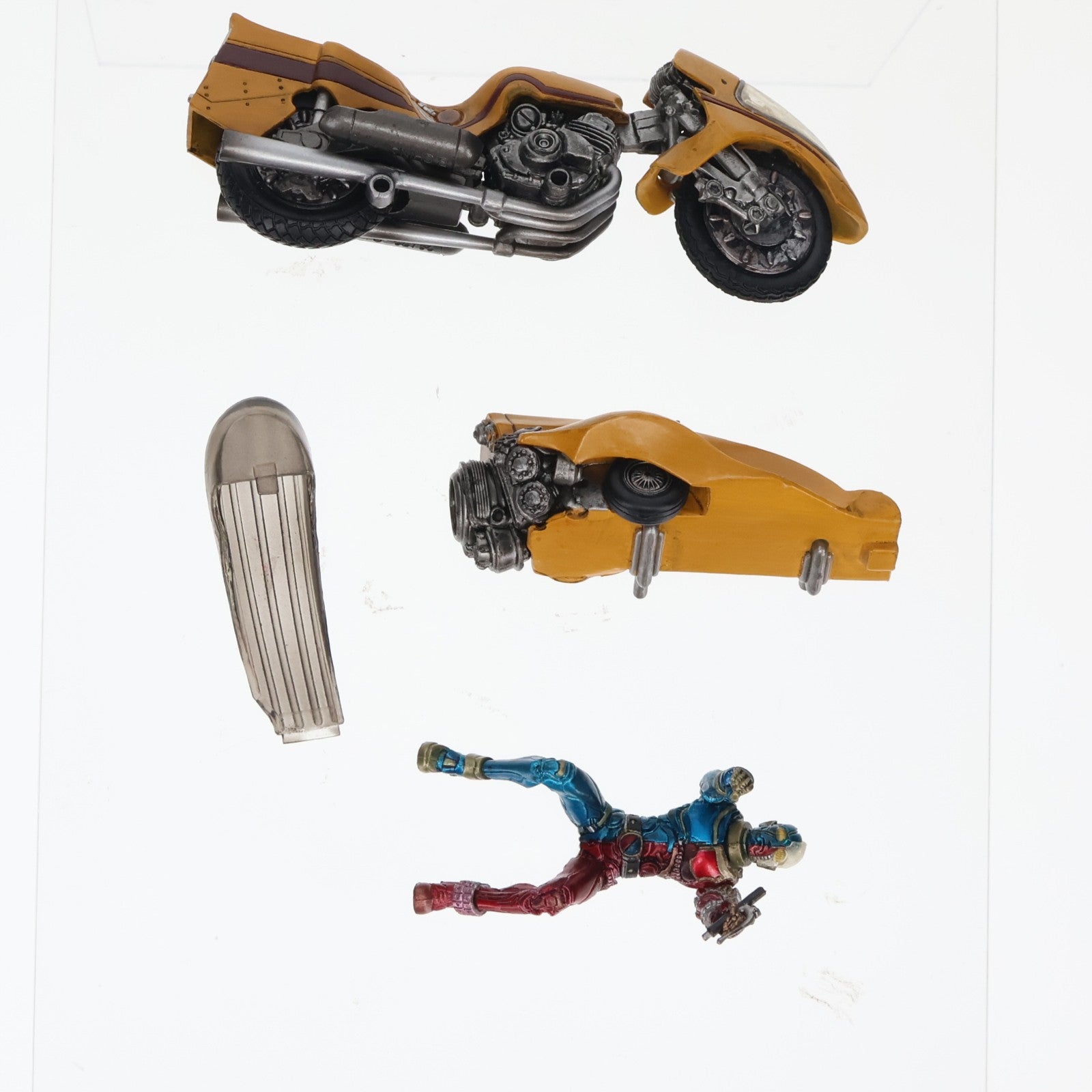 【中古即納】[FIG] (単品) キカイダー&サイドマシン・A ノーマルカラー S.I.C 匠魂 VOL.4 人造人間キカイダー フィギュア バンダイ(20041118)
