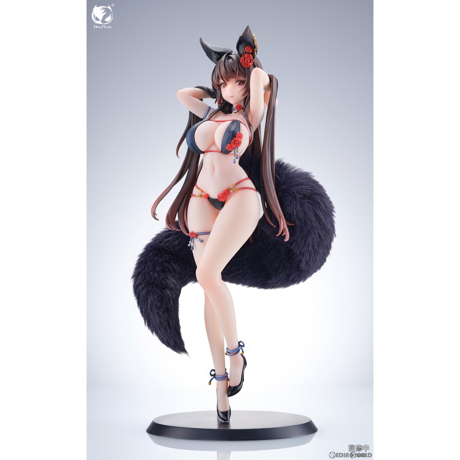 【中古即納】[FIG] 予約特典付属 BearPanda×TACCO 薔薇(バラ) 1/6 完成品 フィギュア BearPanda(ベアパンダ)(20250215)