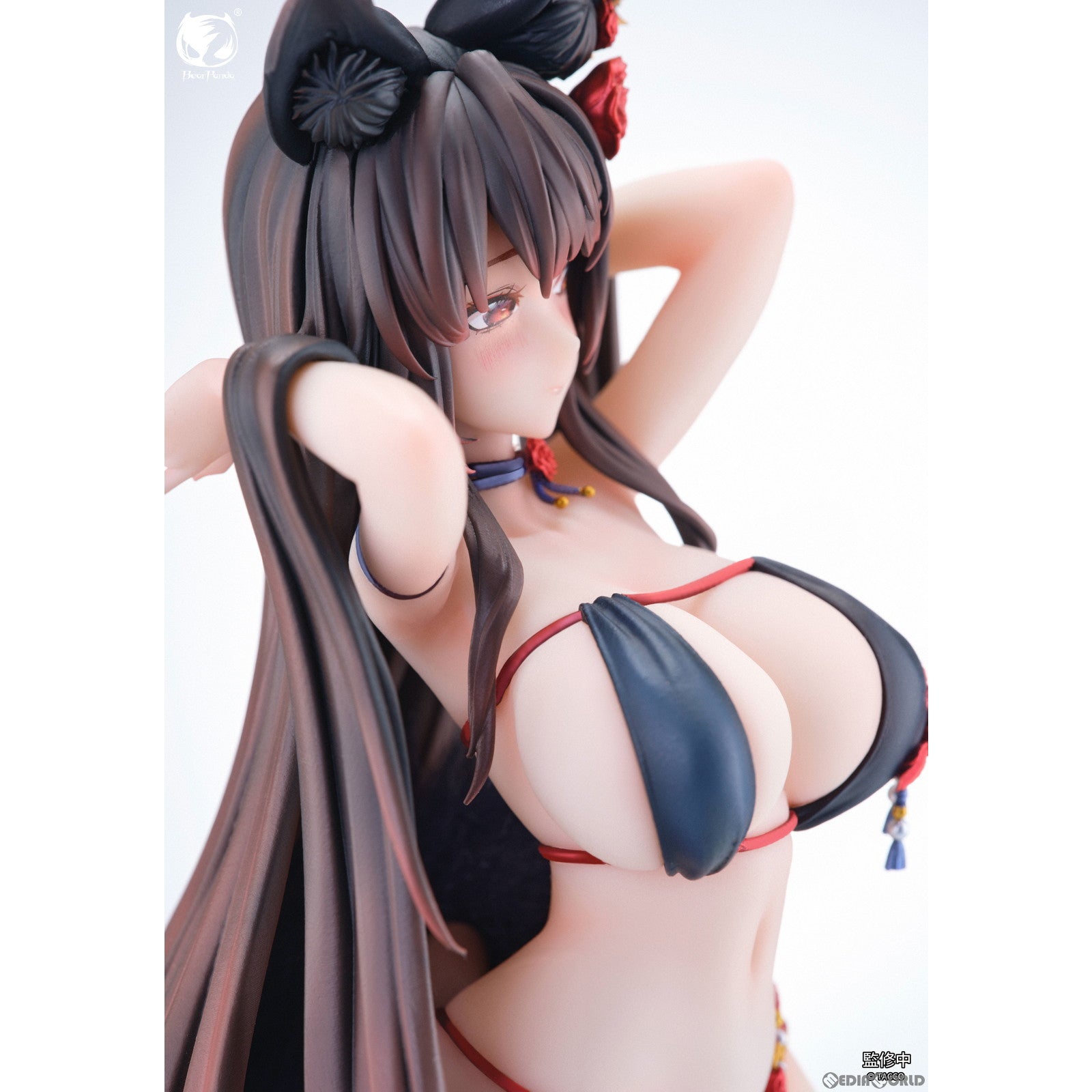 【中古即納】[FIG] 予約特典付属 BearPanda×TACCO 薔薇(バラ) 1/6 完成品 フィギュア BearPanda(ベアパンダ)(20250215)