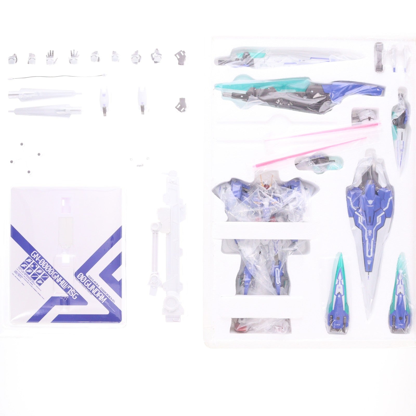 【中古即納】[FIG] METAL BUILD ダブルオーガンダムセブンソード/G 機動戦士ガンダム00V(ダブルオーブイ) 完成品 可動フィギュア バンダイ(20170715)