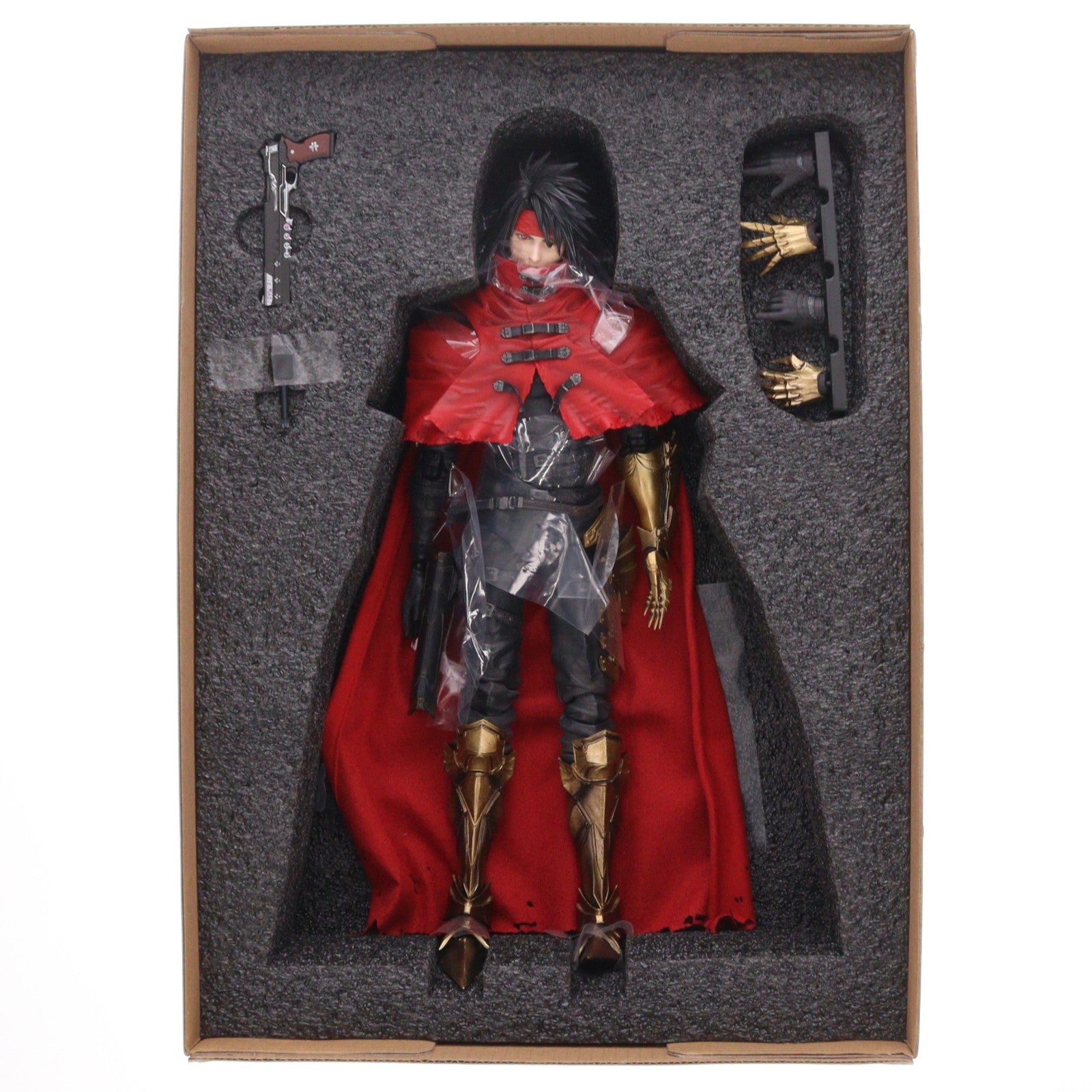 【中古即納】[FIG] PLAY ARTS真(プレイアーツ真) ヴィンセント・ヴァレンタイン FINAL FANTASY VII REBIRTH(ファイナルファンタジー7 リバース) 完成品 可動フィギュア スクウェア・エニックス(20251031)