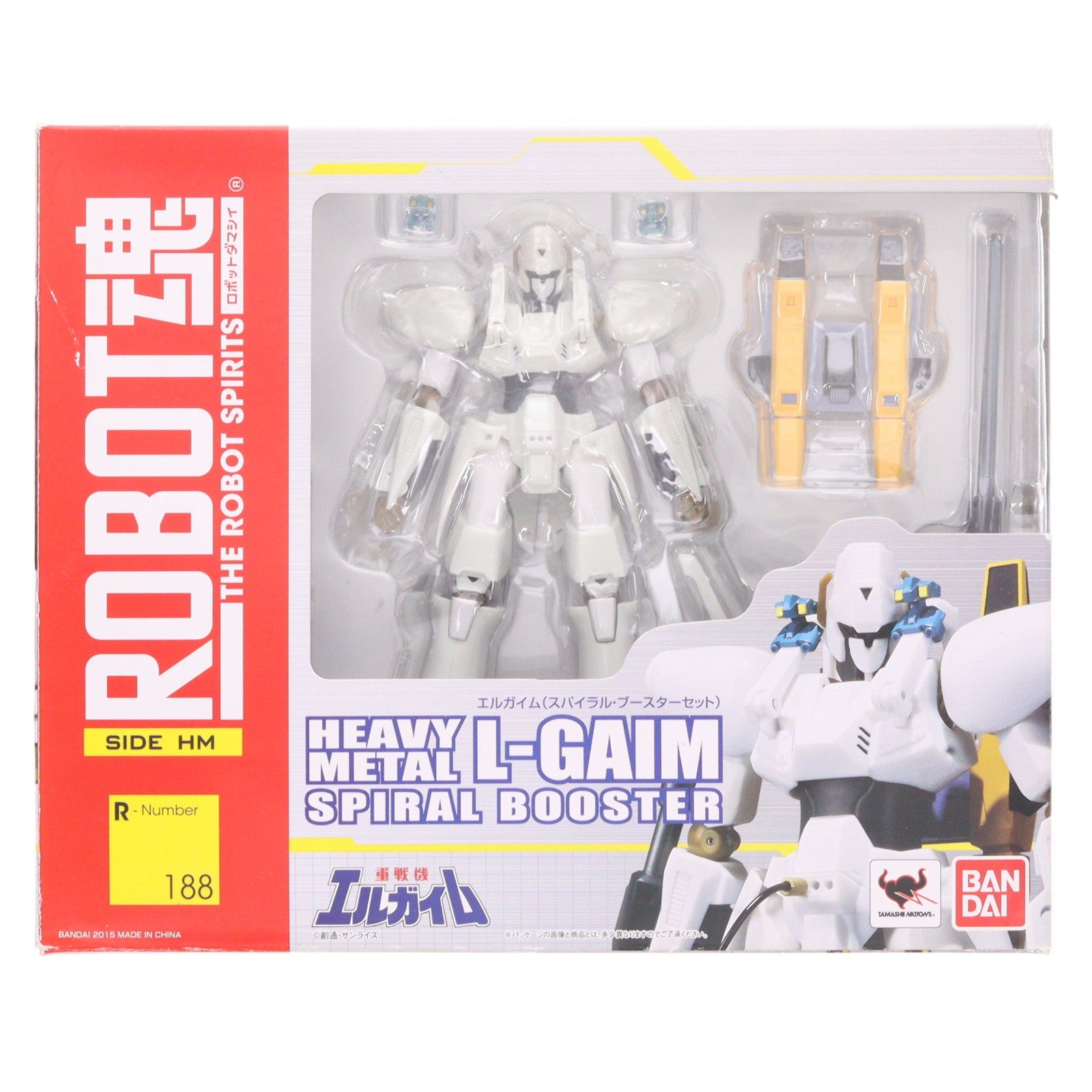 【中古即納】[FIG] ROBOT魂(SIDE HM) エルガイム(スパイラル・ブースターセット) 重戦機エルガイム 完成品 可動フィギュア バンダイ(20151114)