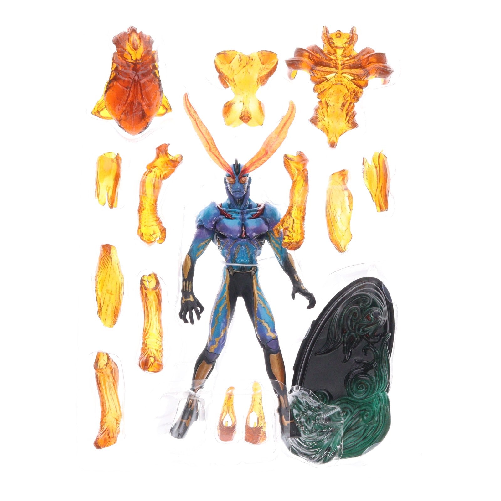 【中古即納】[FIG] S.I.C. VOL.6 イナズマン キカイダー00(キカイダーダブルオー) 完成品 可動フィギュア バンダイ(19990901)
