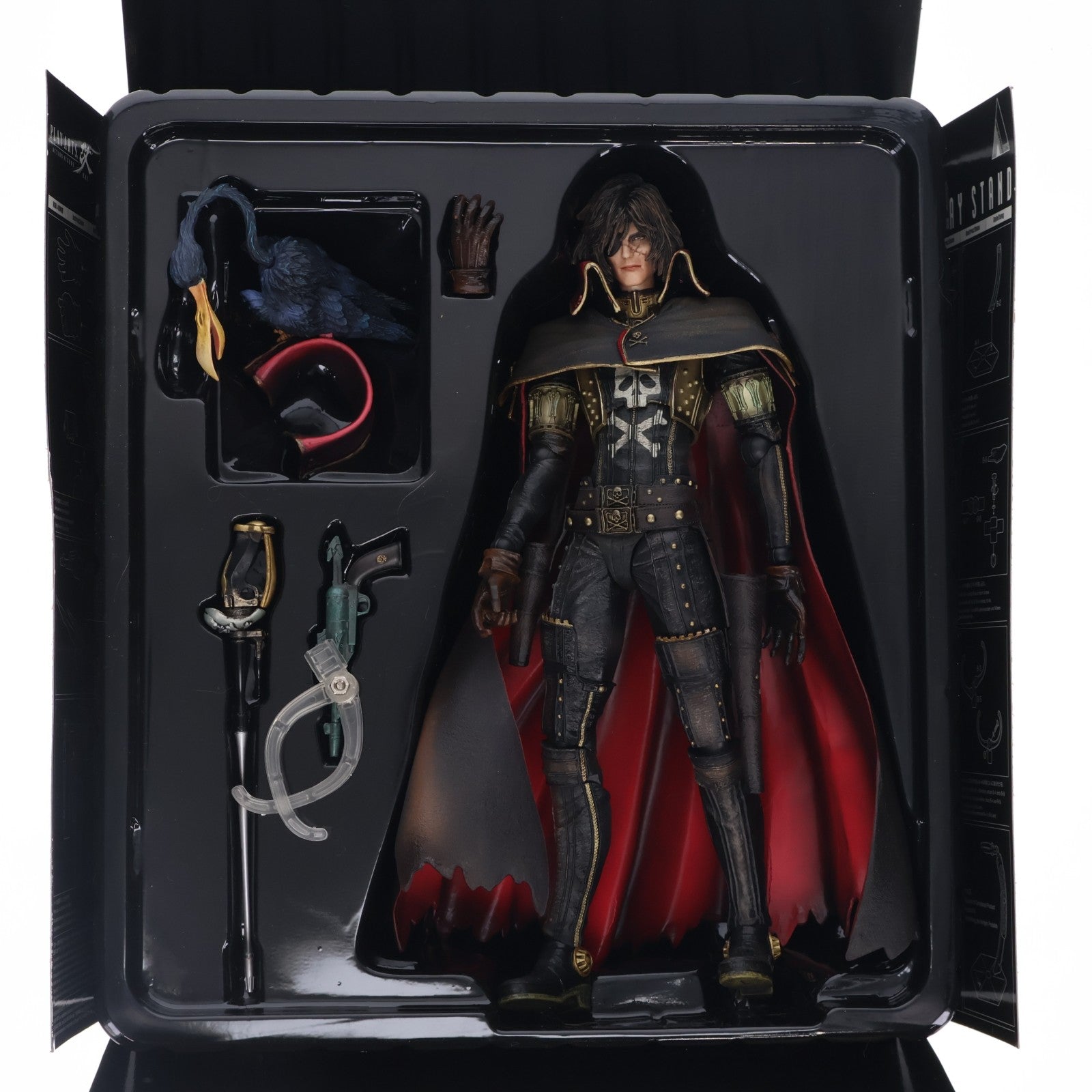 【中古即納】[FIG] PLAY ARTS改(プレイアーツ改) ハーロック キャプテンハーロック -SPACE PIRATE CAPTAIN HARLOCK- NONスケール完成品 フィギュア スクウェア・エニックス(20131122)