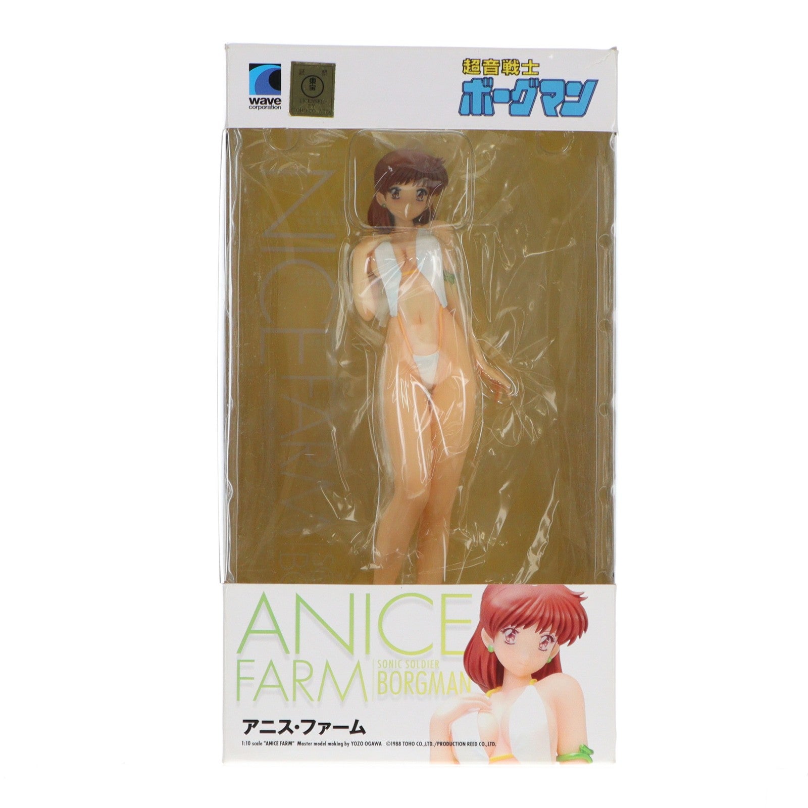 【中古即納】[FIG] BEACH QUEENS(ビーチクイーンズ) アニス・ファーム 超音戦士ボーグマン 1/10 完成品 フィギュア ウェーブ(WAVE)(20130730)