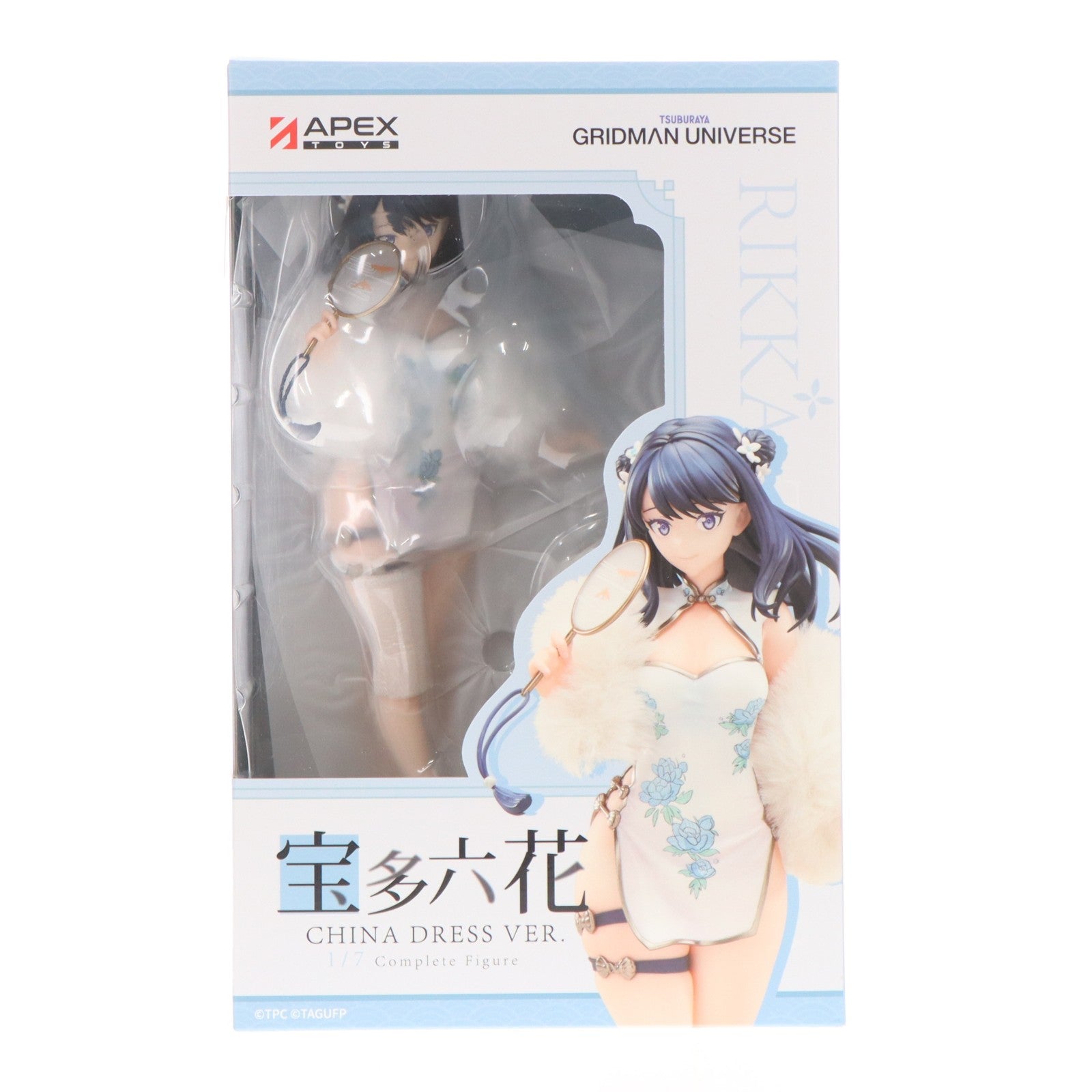 【中古即納】[FIG] アクリルスタンド付属 宝多六花(たからだりっか) チャイナドレスVer. グリッドマン ユニバース 1/7 完成品 フィギュア APEX(エーペックス)(20251231)