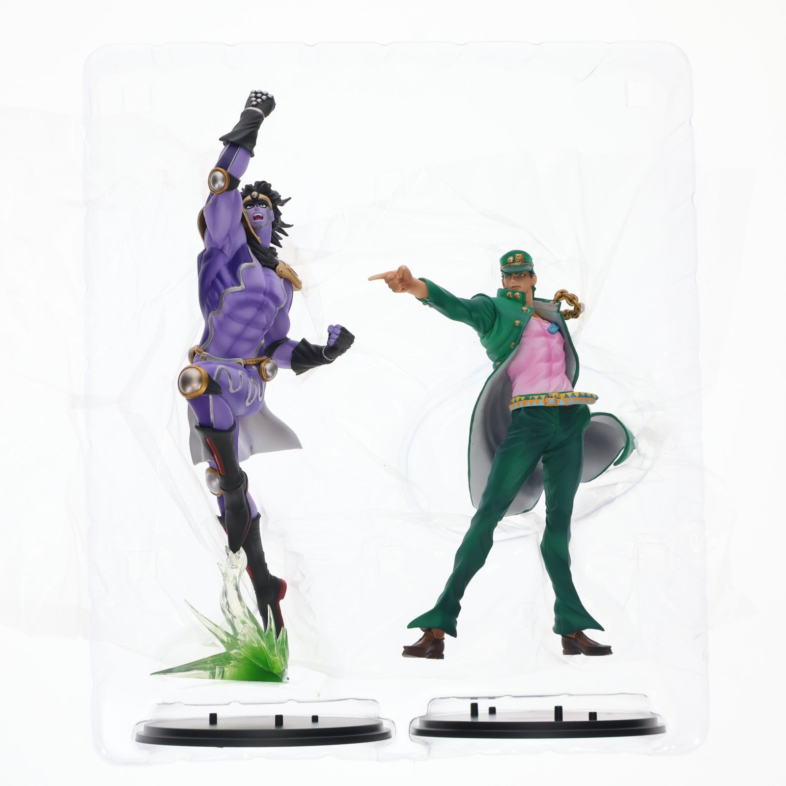 【中古即納】[FIG] スタチューレジェンド 空条承太郎&スタープラチナ2体セット ジョジョの奇妙な冒険第三部 スターダストクルセイダー ワンフェス2012夏&ジョジョ展限定 ディ・モールト ベネ(20120729)