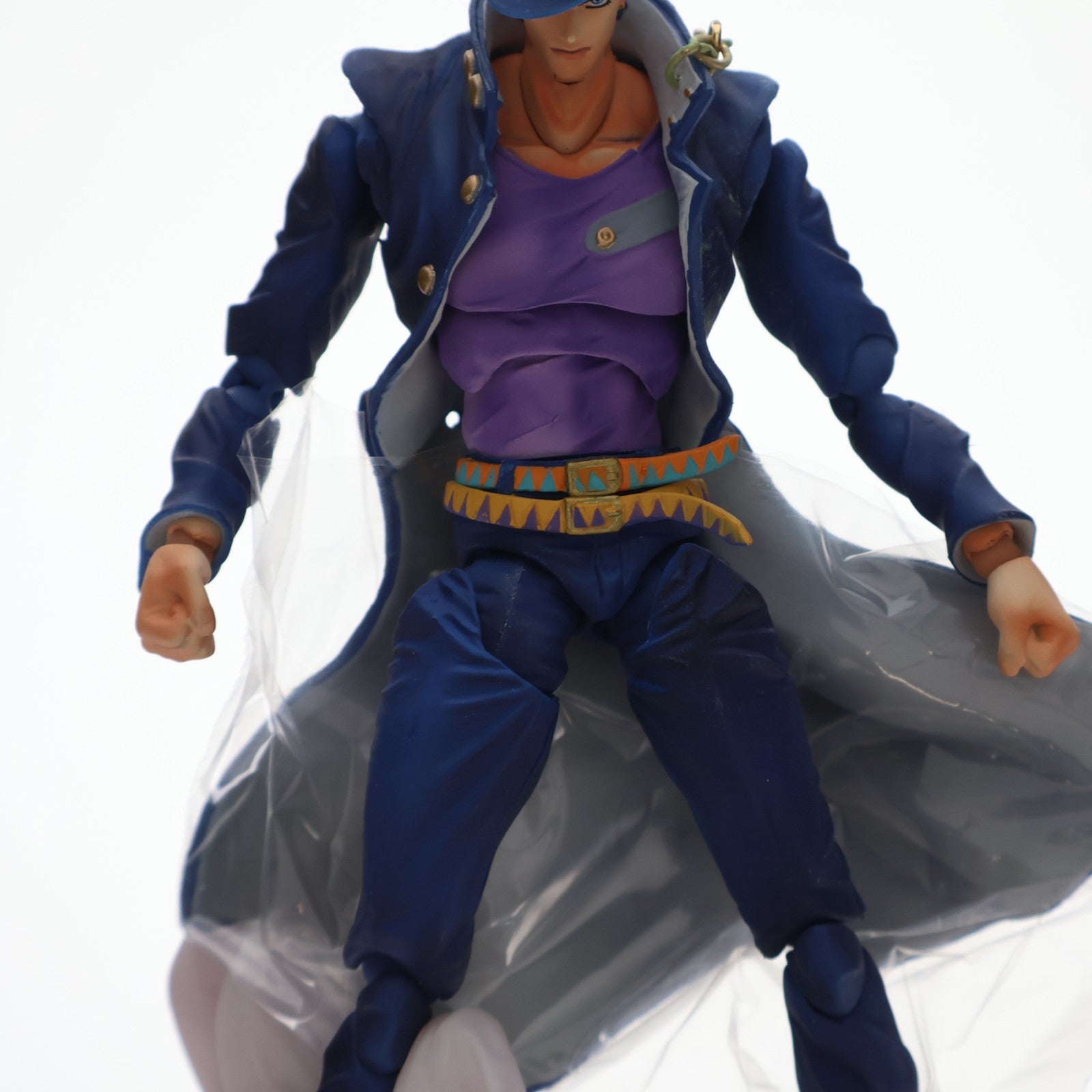 【中古即納】[FIG] 初回特典付属 超像可動 12.空条承太郎・セカンド(荒木飛呂彦指定カラー) ジョジョの奇妙な冒険 第三部 スターダストクルセイダース 完成品 可動フィギュア メディコス・エンタテインメント(20091229)
