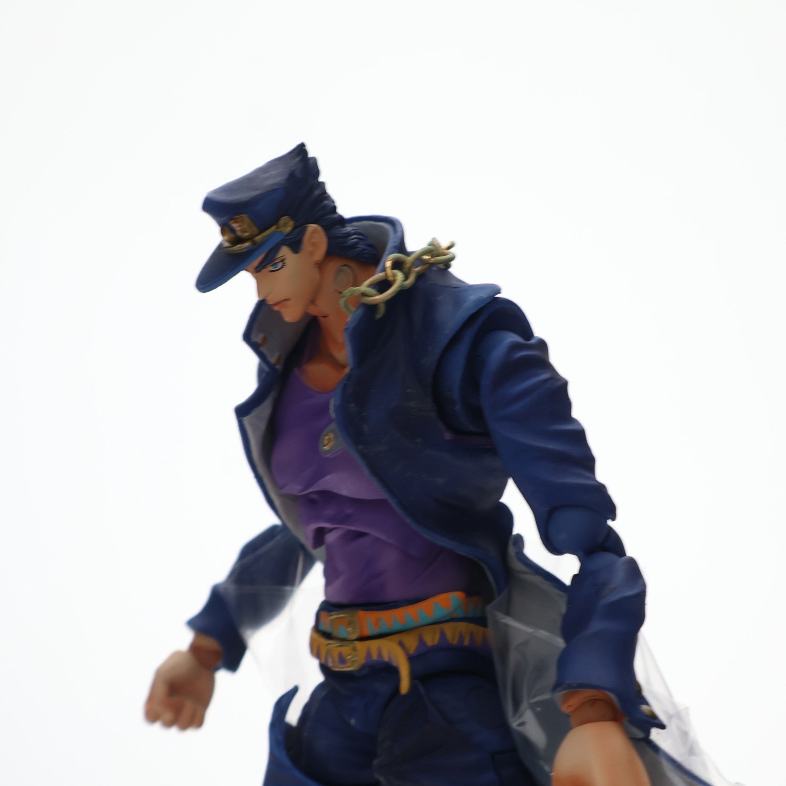 【中古即納】[FIG] 初回特典付属 超像可動 12.空条承太郎・セカンド(荒木飛呂彦指定カラー) ジョジョの奇妙な冒険 第三部 スターダストクルセイダース 完成品 可動フィギュア メディコス・エンタテインメント(20091229)