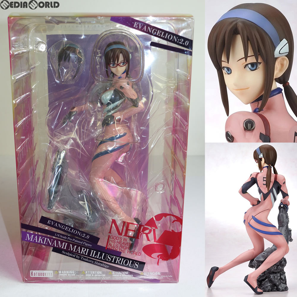 【中古即納】[FIG] 真希波・マリ・イラストリアス ～プラグスーツVer.～ ヱヴァンゲリヲン新劇場版:破 1/6 完成品 フィギュア(PP338) コトブキヤ(20101029)