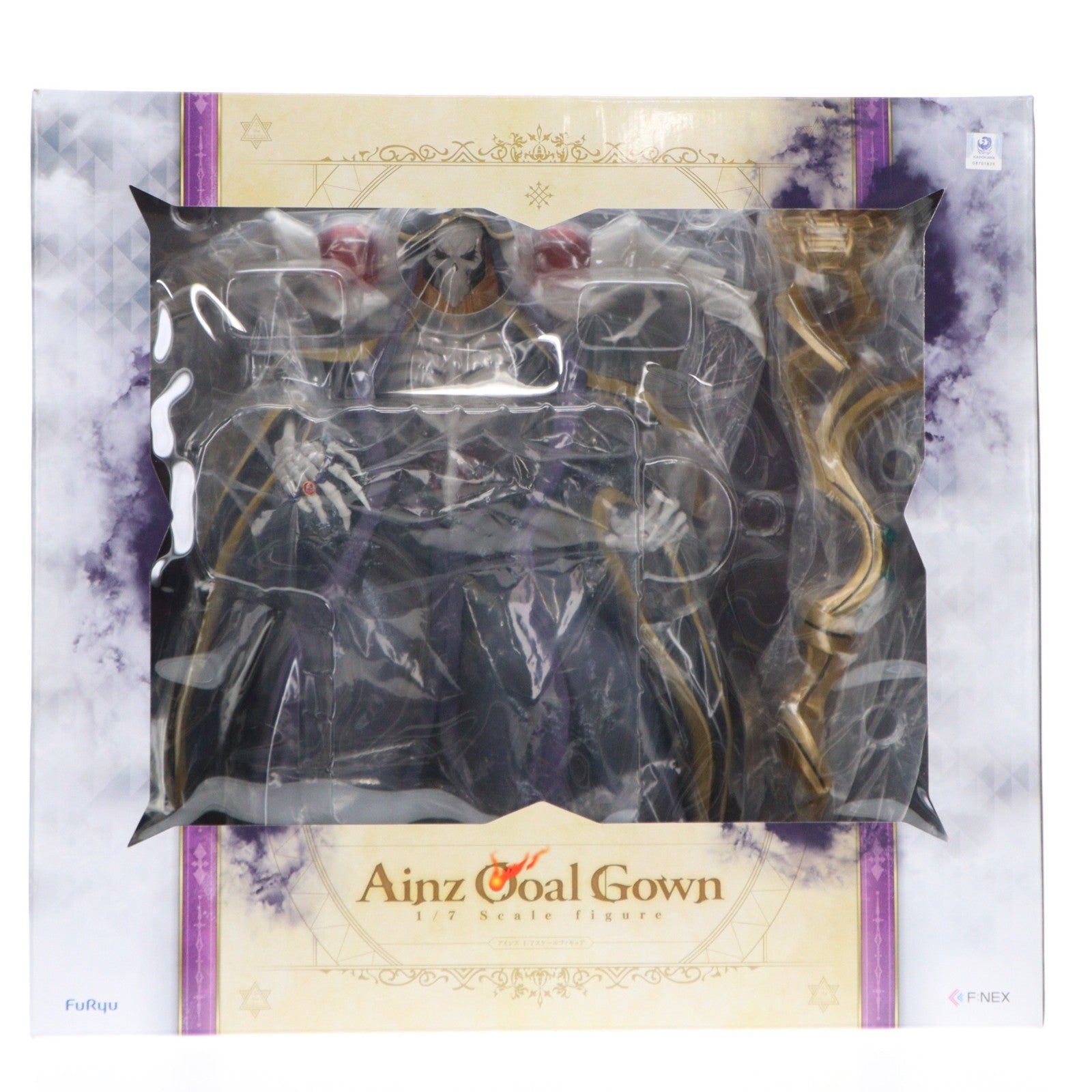 【中古即納】[FIG] F:NEX限定 アインズ・ウール・ゴウン オーバーロードIII 1/7 完成品 フィギュア(AMU-FNX116) フリュー(20191031)
