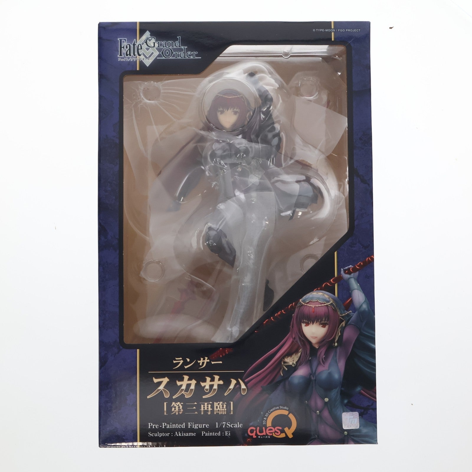 【中古即納】[FIG] (再販) ランサー/スカサハ[第三再臨] Fate/Grand Order(フェイト/グランドオーダー) 1/7 完成品 フィギュア キューズQ(20221023)