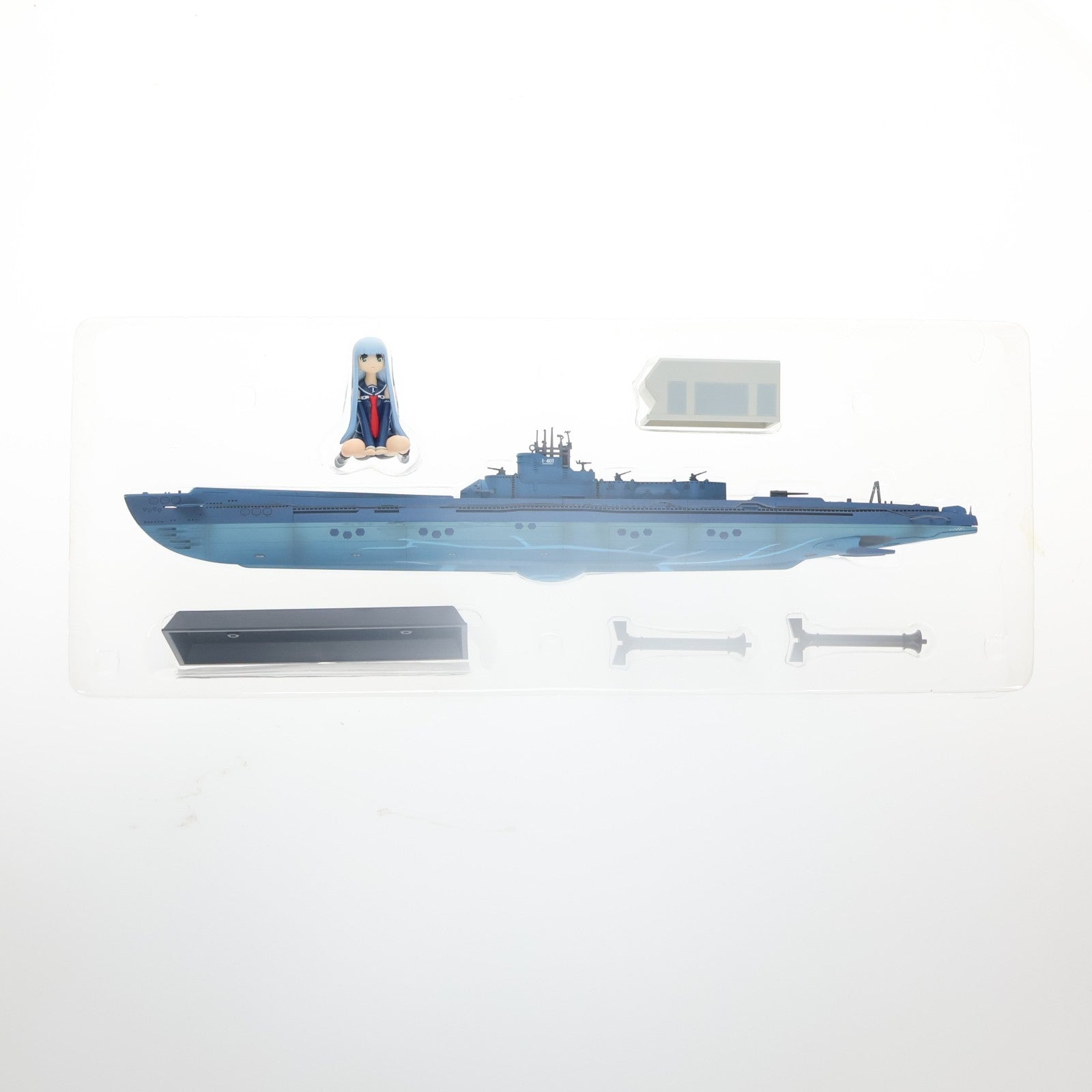 【中古即納】[FIG] ぺあどっとシリーズ 潜水艦 イ401 with イオナ 蒼き鋼のアルペジオ -アルス・ノヴァ- 1/350 完成品 フィギュア(PD13) ぺあどっと(ピットロード)(20141025)