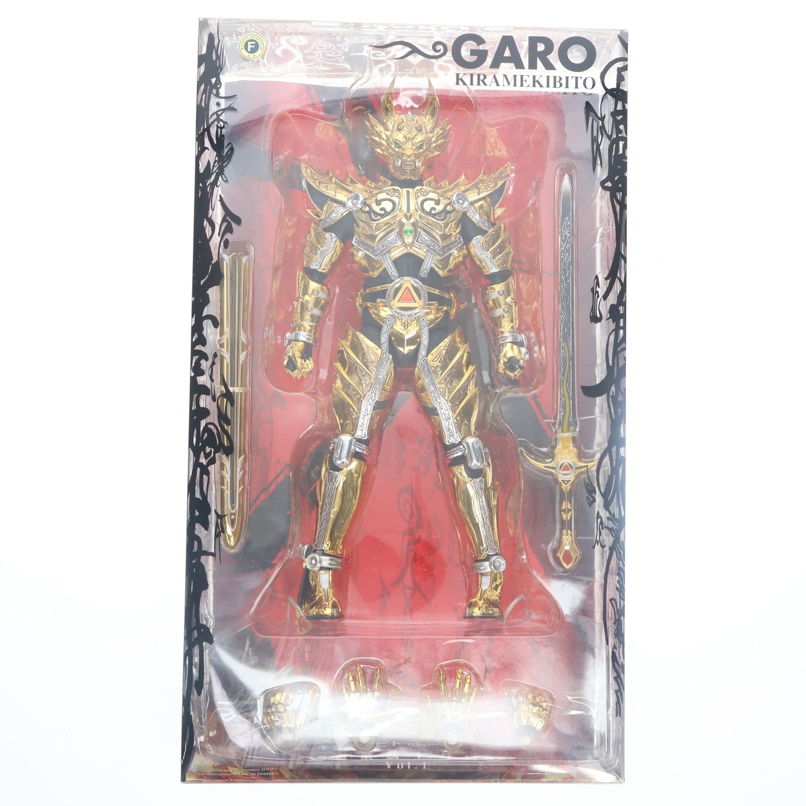 【中古即納】[FIG] 魔戒騎士ガロ Vol.1 煌人(きらめきびと) 12インチアクションフィギュア 牙狼-GARO- 完成品 バンダイ(20060531)