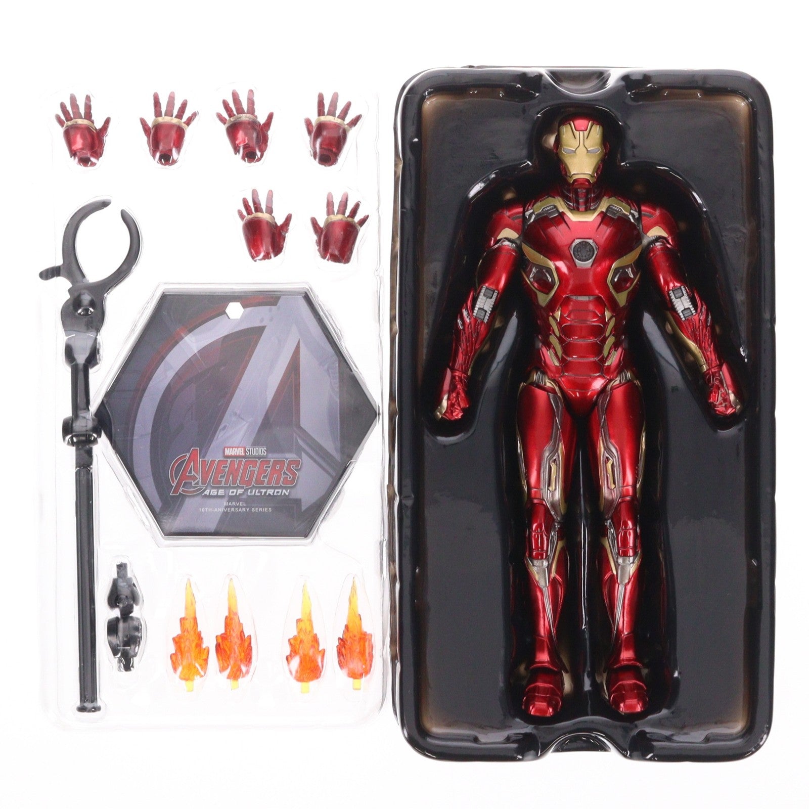 【中古即納】[FIG] アイアンマン・マーク45 アベンジャーズ/エイジ・オブ・ウルトロン 1/10 完成品 アクションフィギュア(1906-45) ZD Toys(Zhong Dong Toys)(20201231)