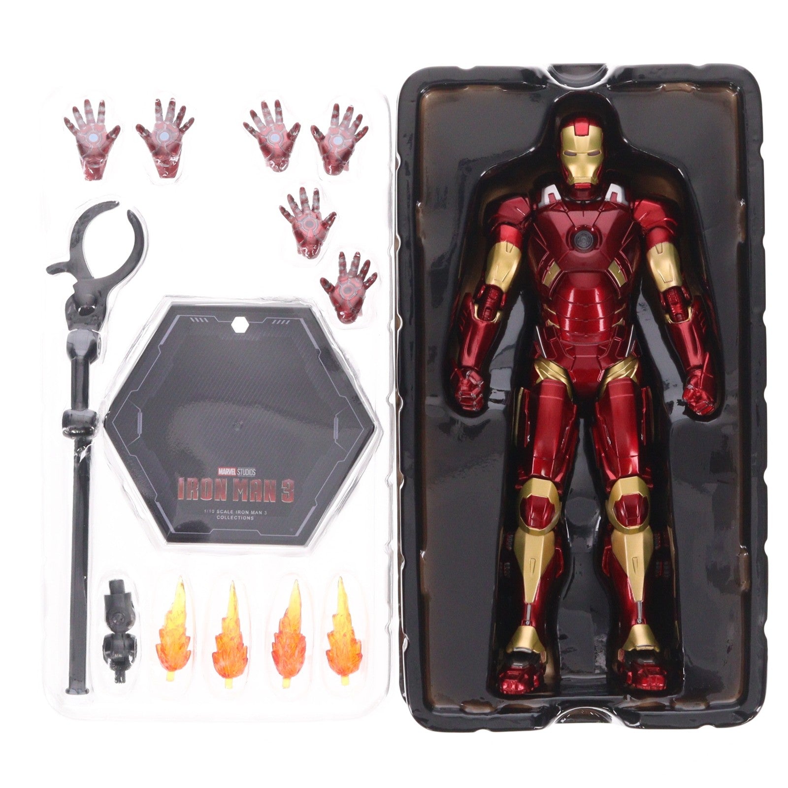 【中古即納】[FIG] アイアンマン・マーク9 Marvel Studios: The Infinity Saga(マーベル・スタジオ: インフィニティ・サーガ) 1/10 完成品 アクションフィギュア(1906-09) ZD Toys(Zhong Dong Toys)(20250930)
