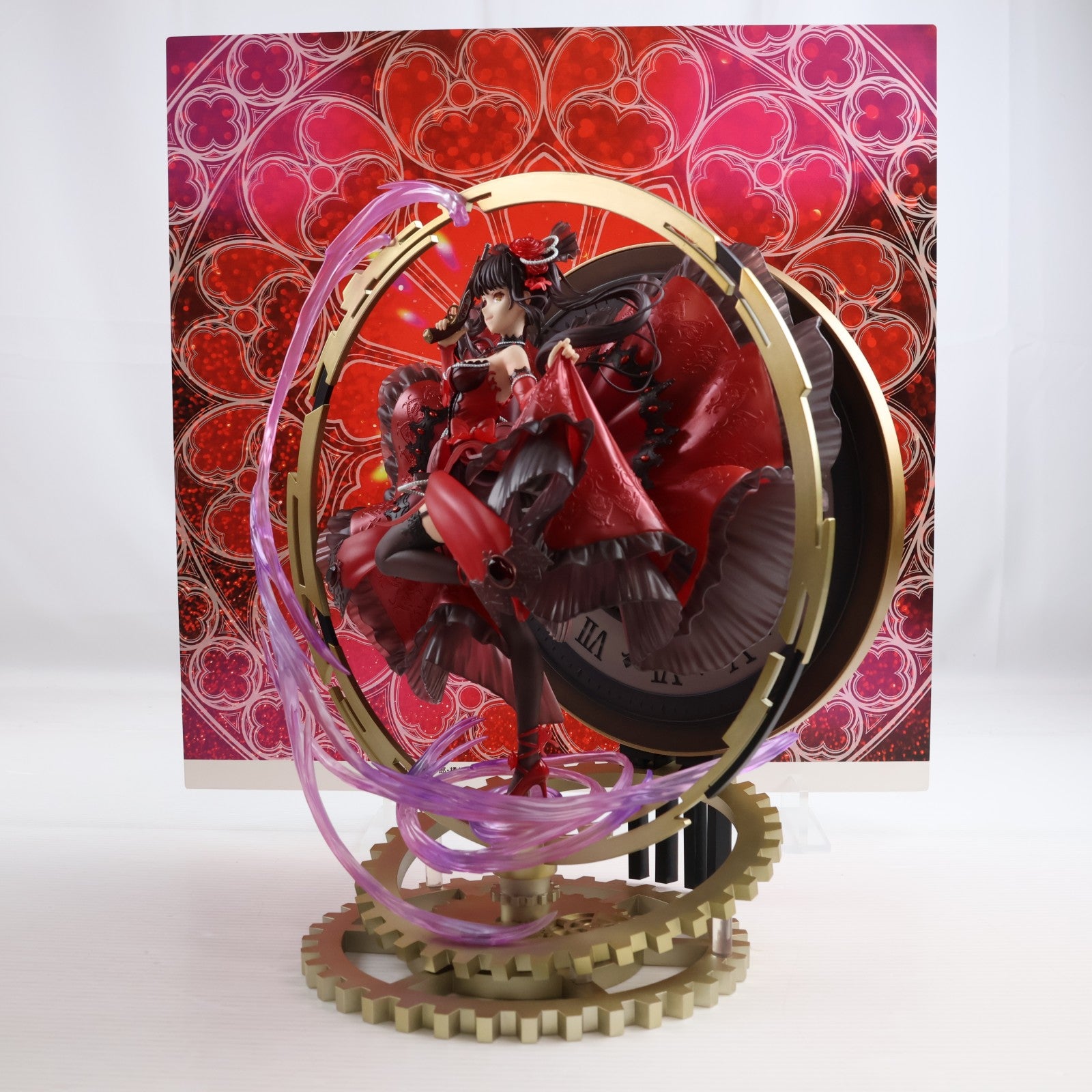 【中古即納】[FIG] 公式通販&Amazon限定特典 SHIBUYA SCRAMBLE FIGURE 時崎狂三(ときさくくるみ) - Pigeon Blood Ruby Dress Ver. - デート・ア・バレット 1/7 完成品 フィギュア eStream/アルファサテライト(20211130)