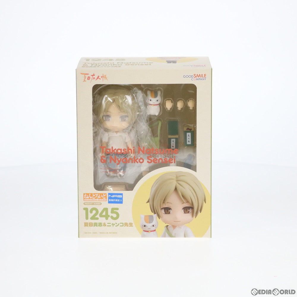 【中古即納】[FIG] ねんどろいど 1245 夏目貴志&ニャンコ先生(なつめたかし&ニャンコせんせい) 夏目友人帳 完成品 可動フィギュア グッドスマイルカンパニー(20200808)