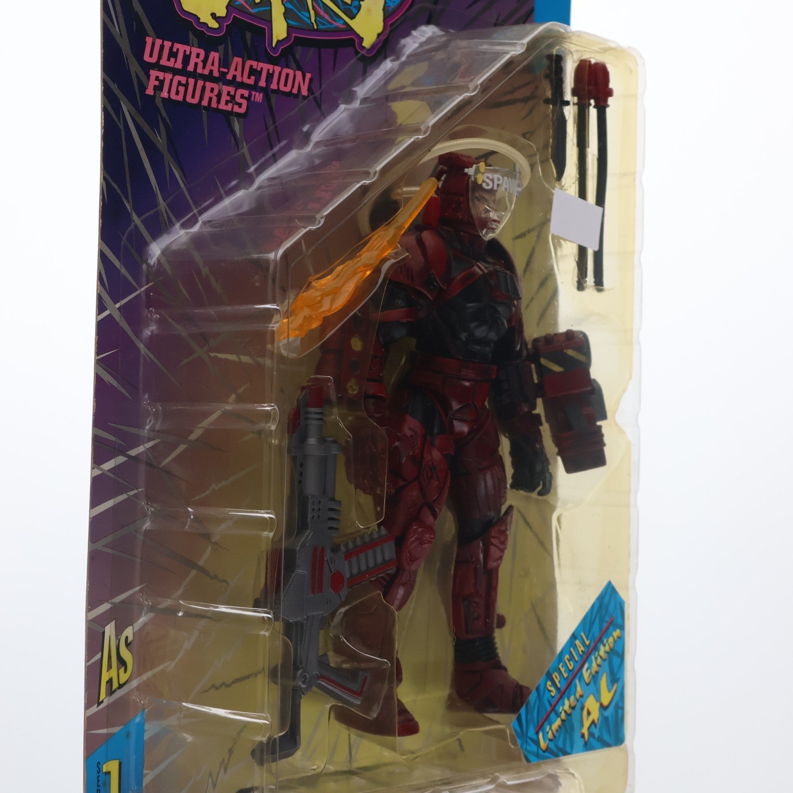 【中古即納】[FIG] トータル・カオス・ウルトラ・アクションフィギュア Al Simmons(アル・シモンズ)(赤) TOTAL CHAOS シリーズ1 完成品 可動フィギュア マクファーレン・トイズ(19961231)