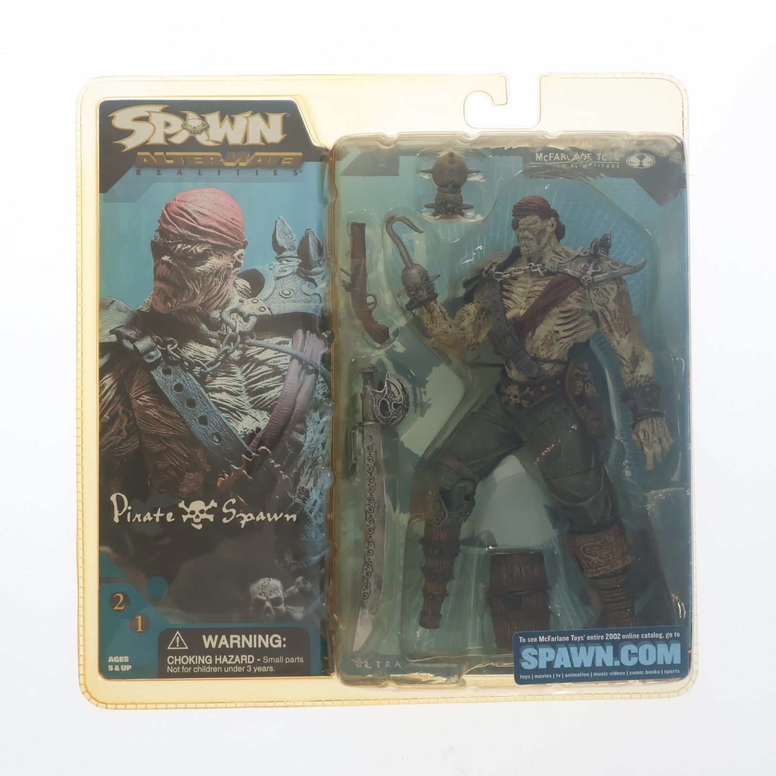 【中古即納】[FIG] スポーン・ウルトラ・アクションフィギュア シリーズ21 SPAWN ALTERNATE REALITIES パイレット・スポーン 完成品 可動フィギュア マクファーレン・トイズ(19991231)