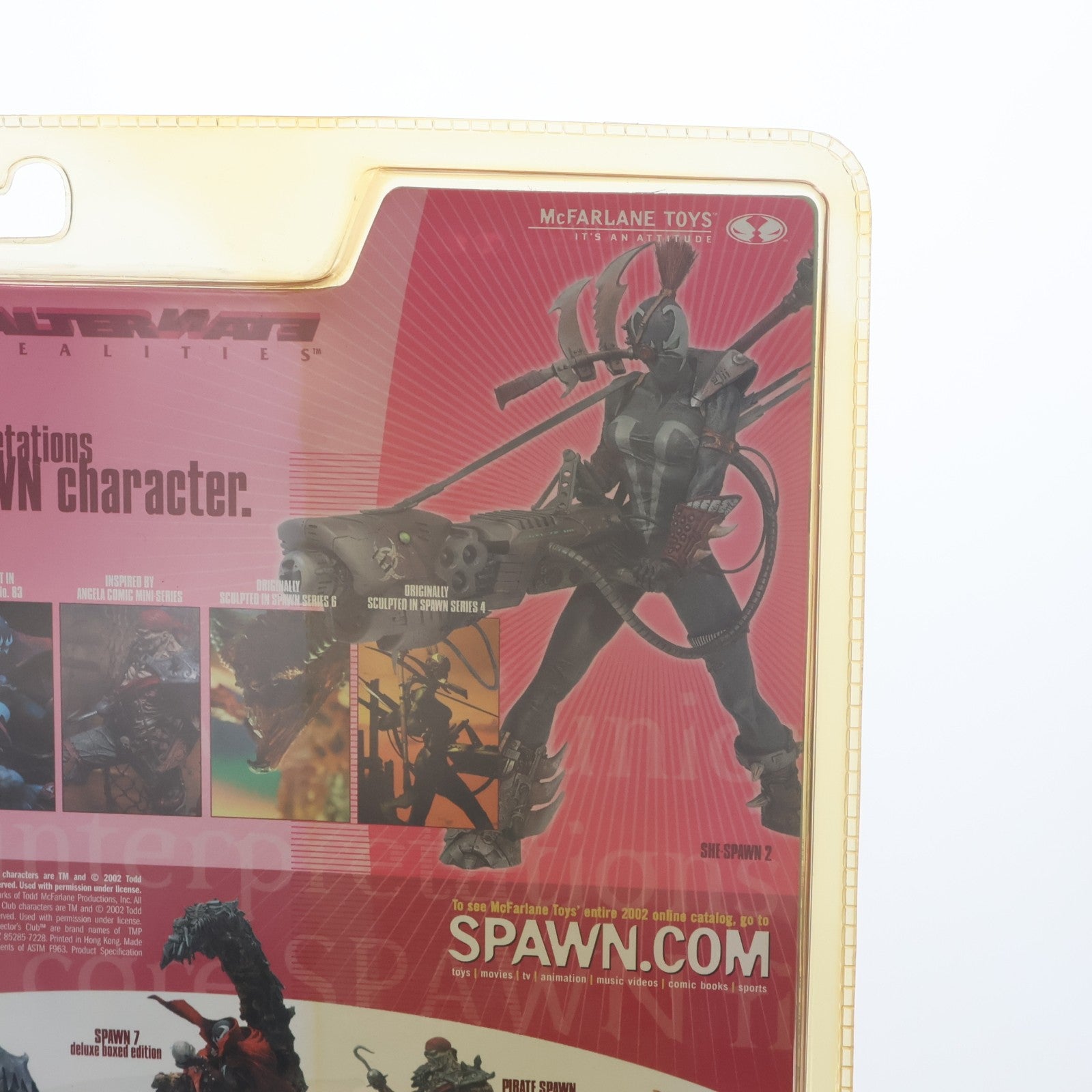 【中古即納】[FIG] スポーン・ウルトラ・アクションフィギュア シリーズ21 SPAWN ALTERNATE REALITIES シー・スポーン 完成品 可動フィギュア マクファーレン・トイズ(19991231)